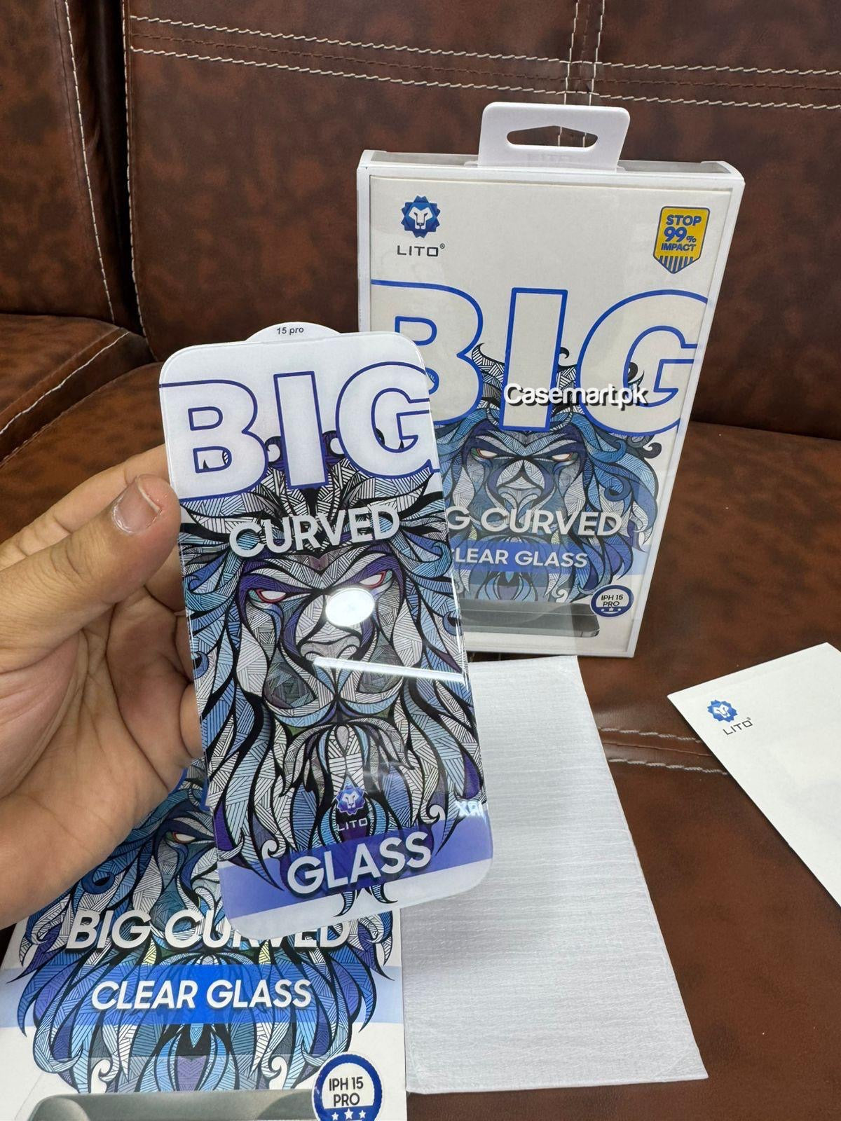 Original LITO Big Curved Bezel-Less Clear Full Transparent Glass