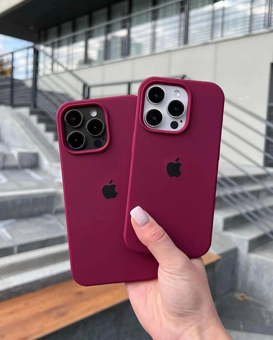 Apple Official Silicone Case Plum