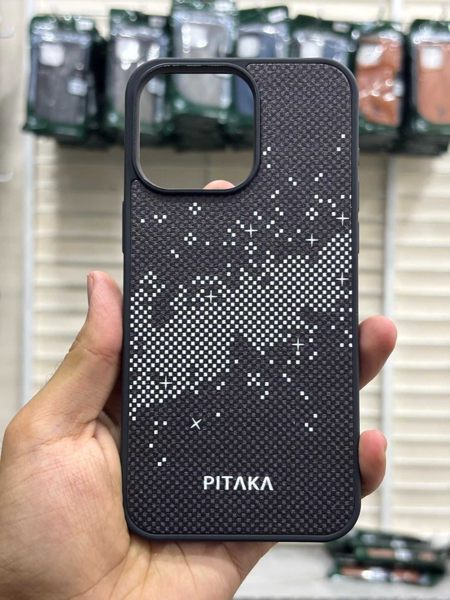 PITAKA SILICONE TPU CASE BLACK GALAXY
