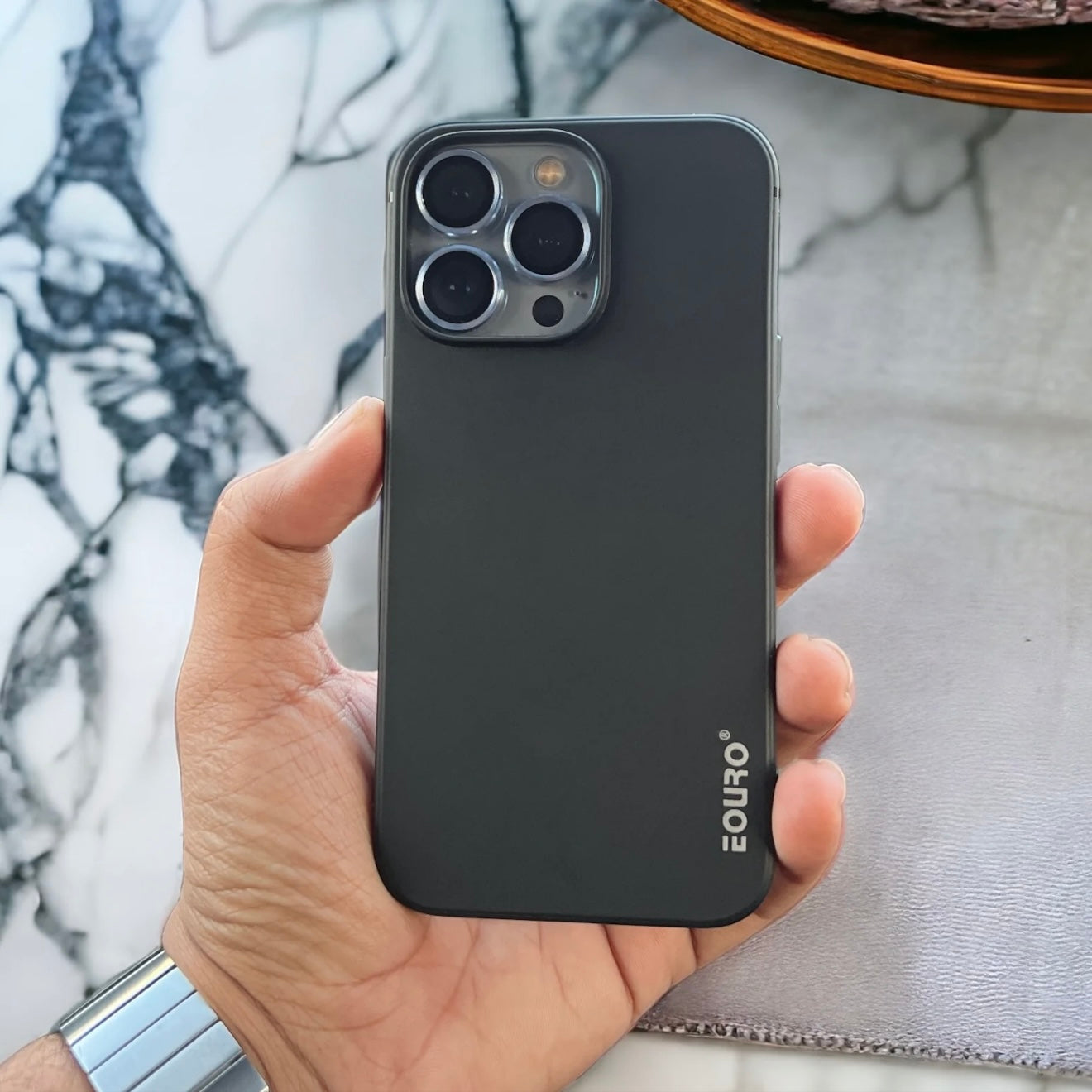 Eouro Black Anti Drop Sleek Protective Case
