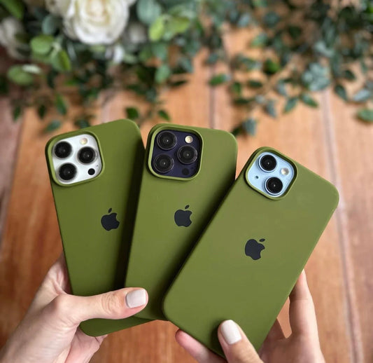 Apple Official Silicone Case Army Green