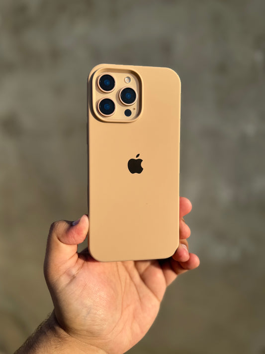 Apple Official Silicone Case Desert Gold