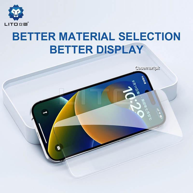 Original LITO Big Curved Bezel-Less Clear Full Transparent Glass