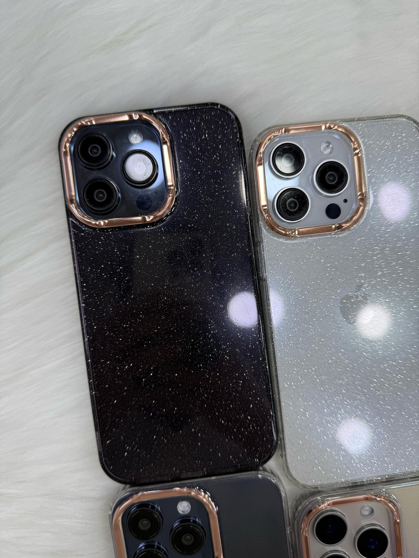 shimmer glitter case