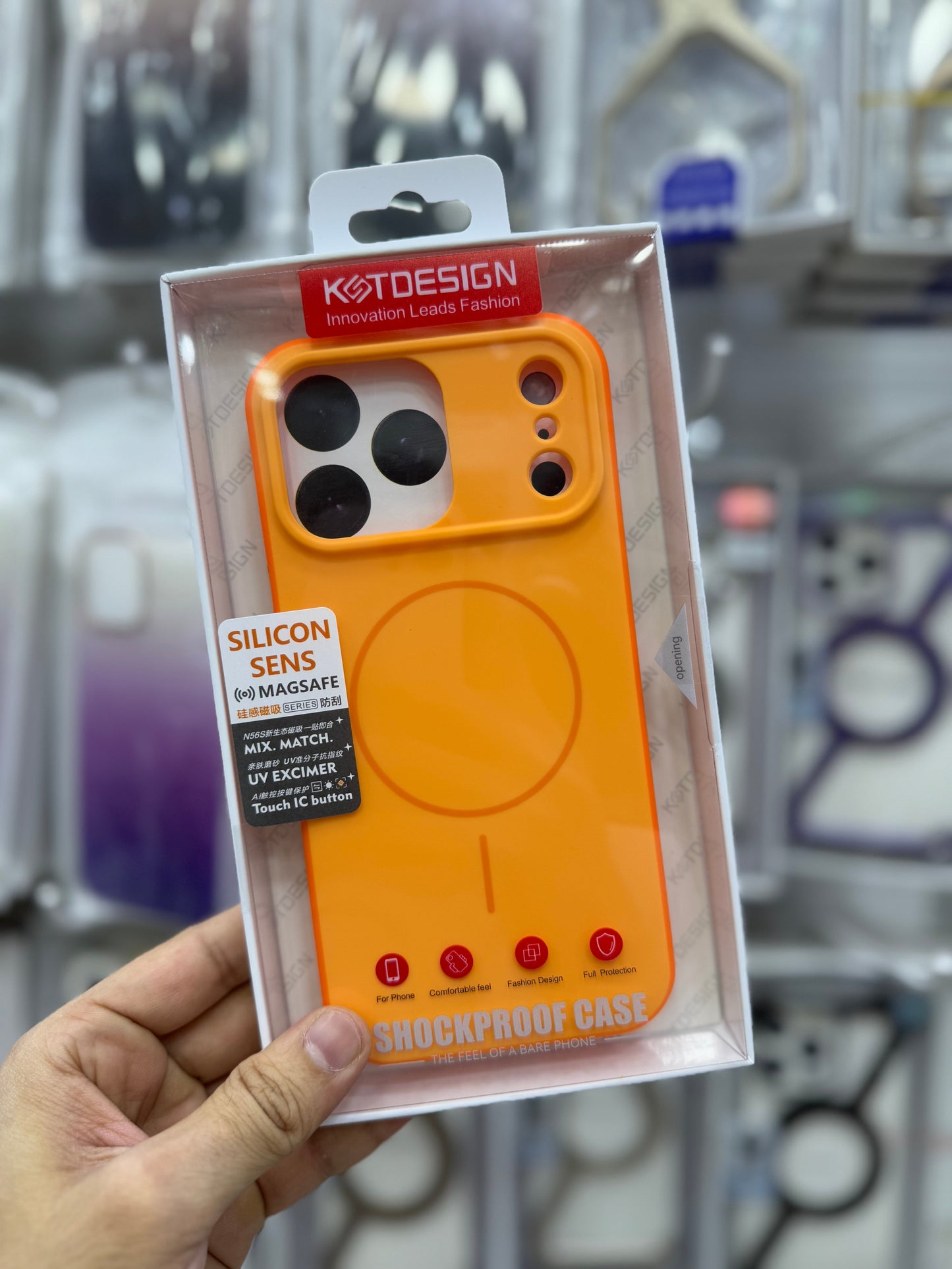 Kst Design Silicone MagSafe Case - 17 Pro Max