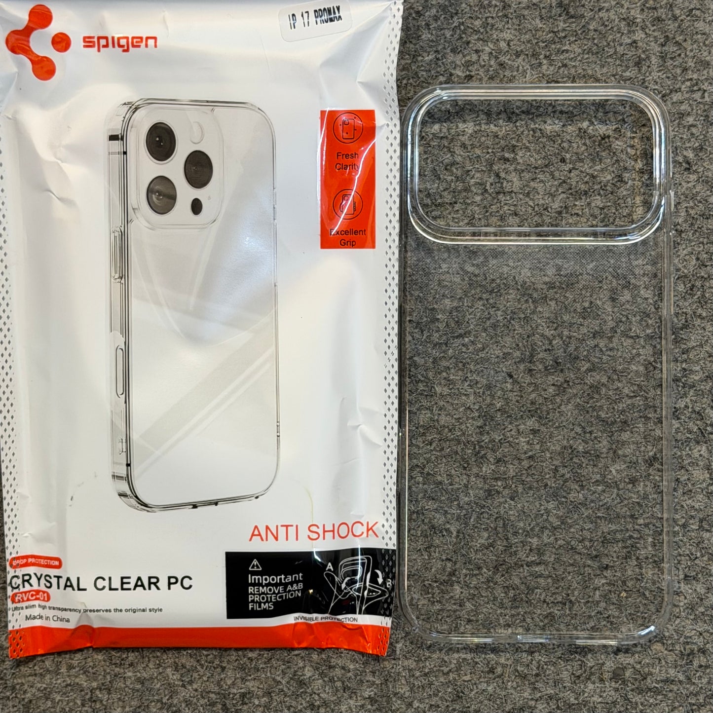 Crystal Clear Non-Yellowing Acrylic Case iPhone 17 Series