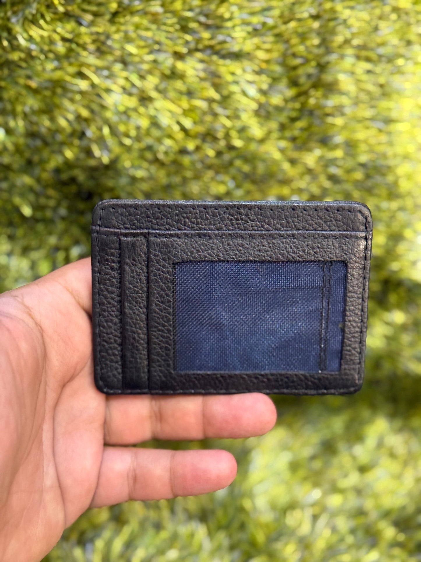 Mini Card Holder Wallet Black