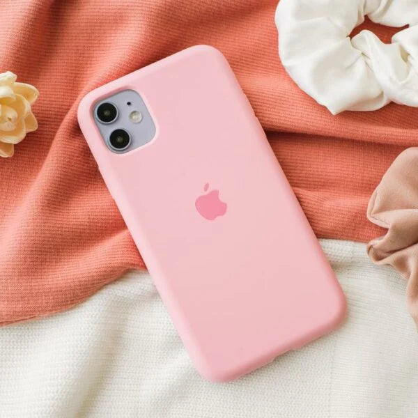 Apple Official Silicone Case Baby Pink