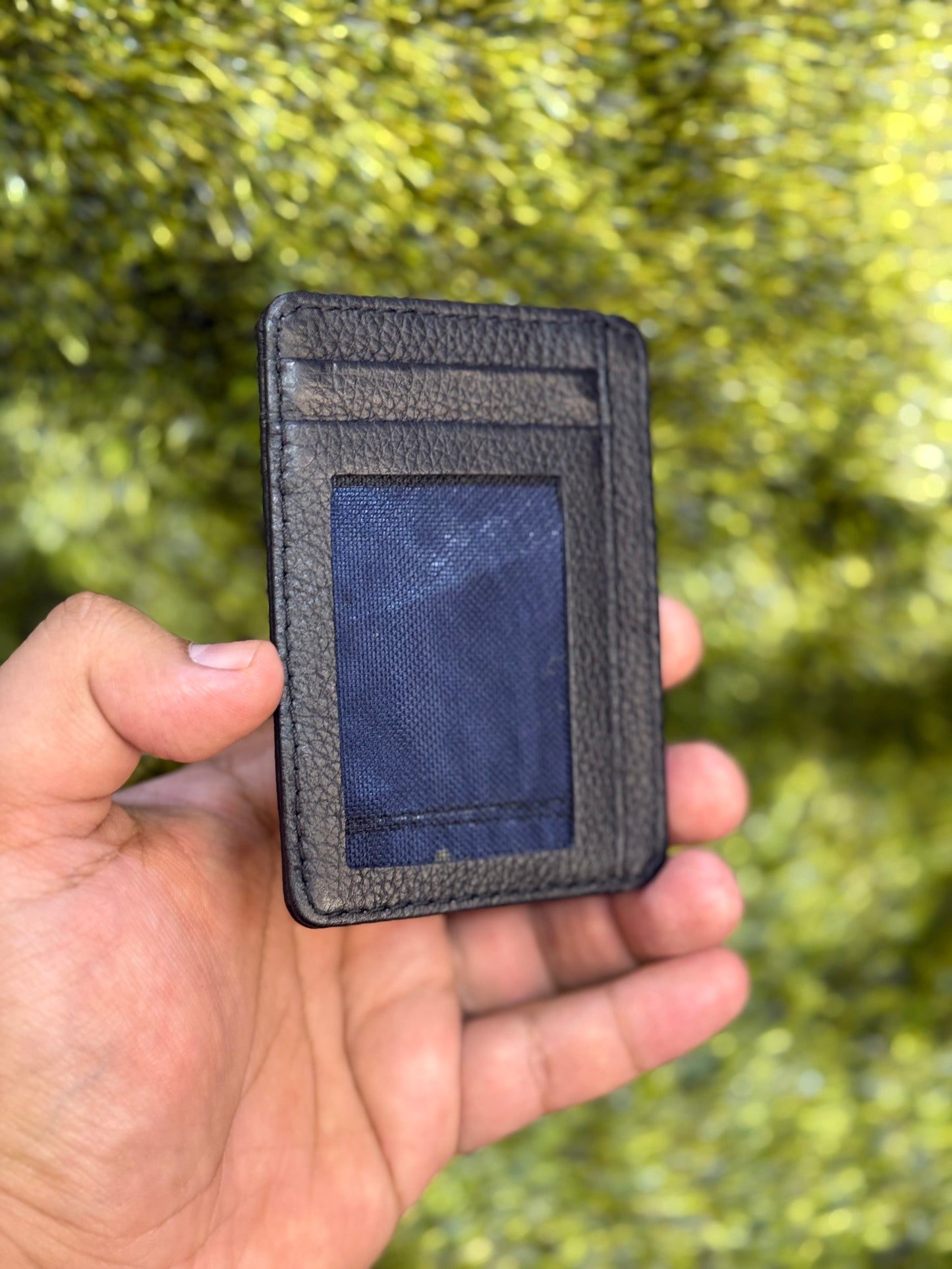 Mini Card Holder Wallet Black