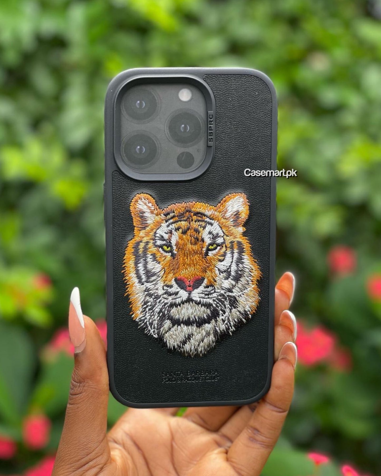 Original polo savanna tiger case 3d embroidery