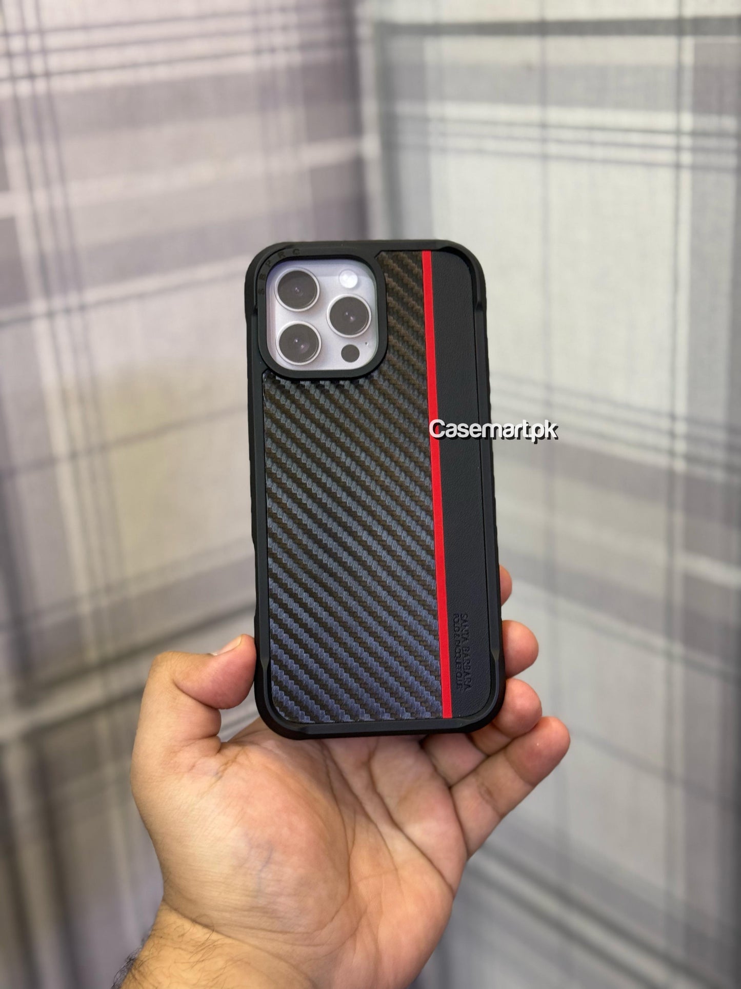 Polo Hazel Carbon Leather Case