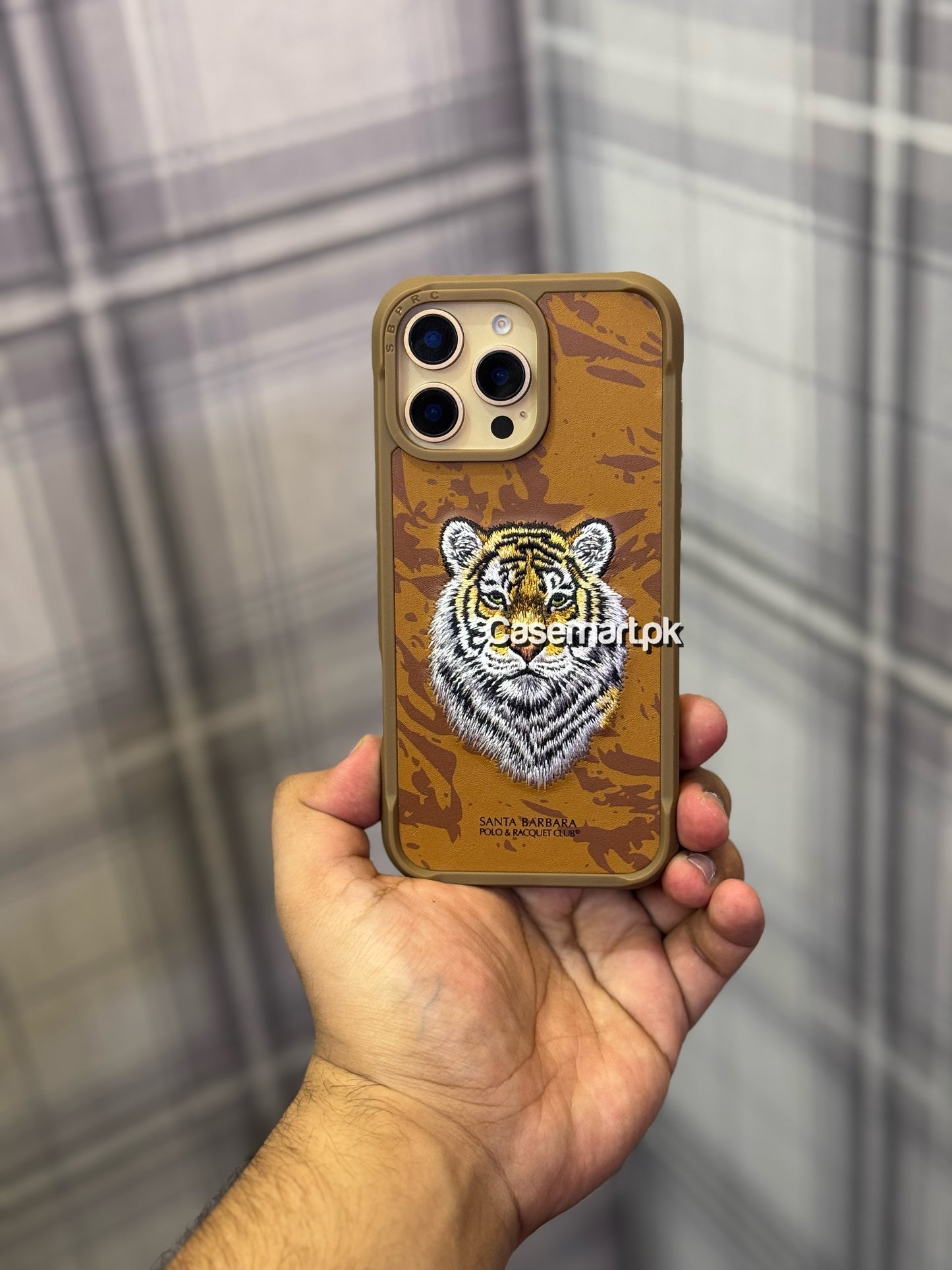 Polo Santa Barbara original savanna series case in genuine leather for Apple iPhone 16 pro max