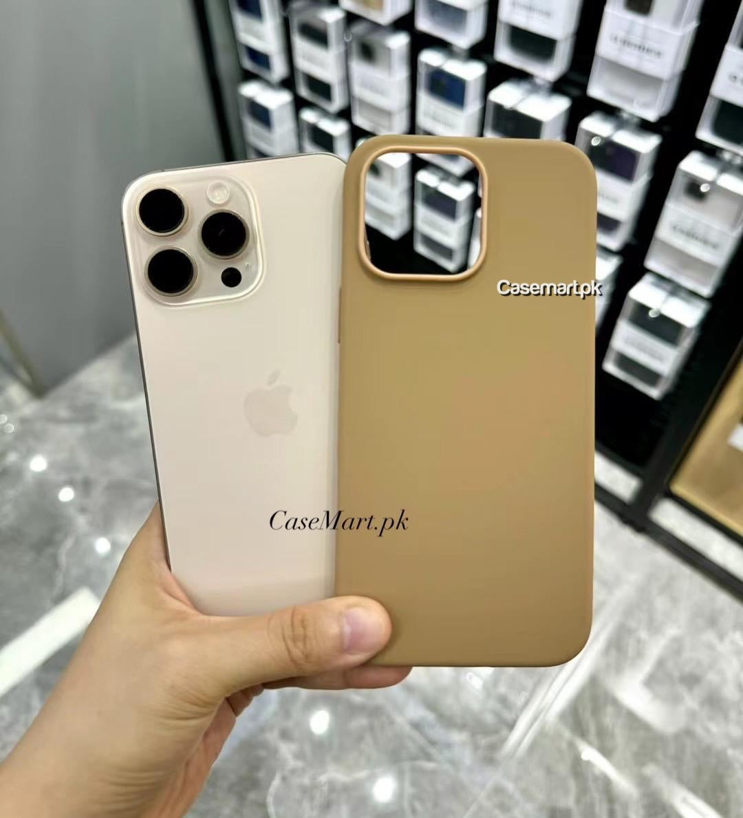 KDOO Icoat magsafe silicone case desert titanium iphone 16 pro max