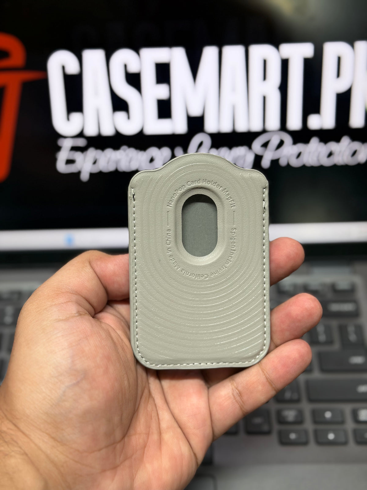 Spigen Nano Pop Leather MagSafe Wallet - Mag Fit Two-Tone Style Card Holder