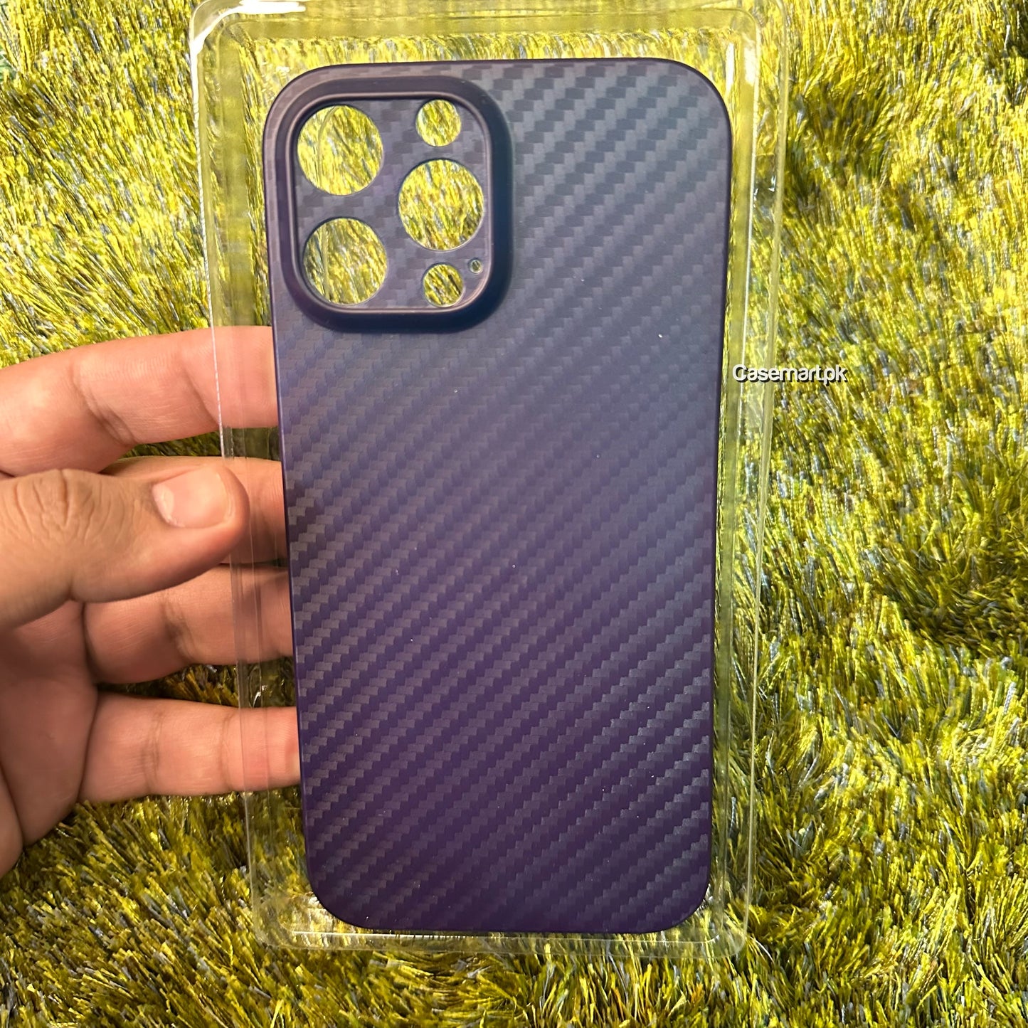 Carbon fibre case with camera protection for iphone 13 pro max