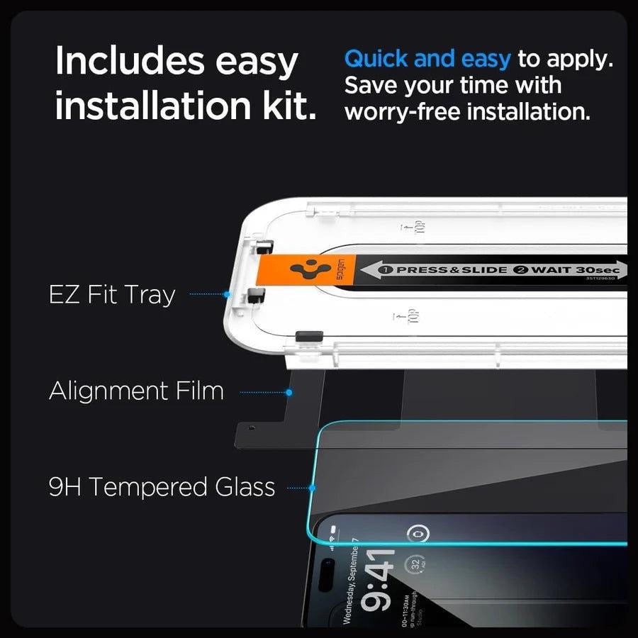 Spigen Clear Screen Protector with Applicator Kit