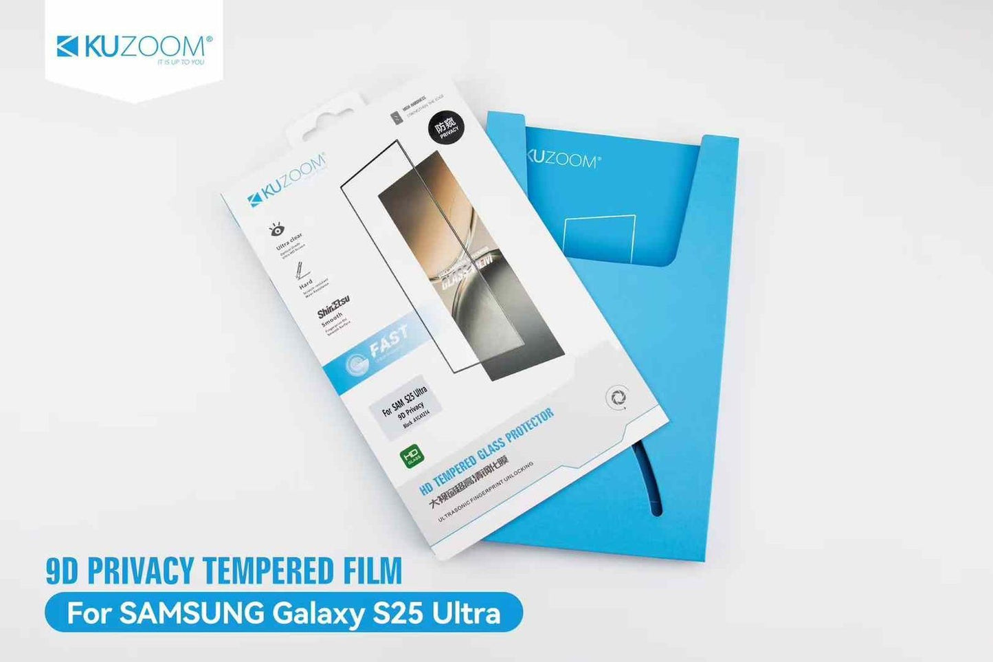 Kuzoom privacy glass for Samsung s25 ultra
