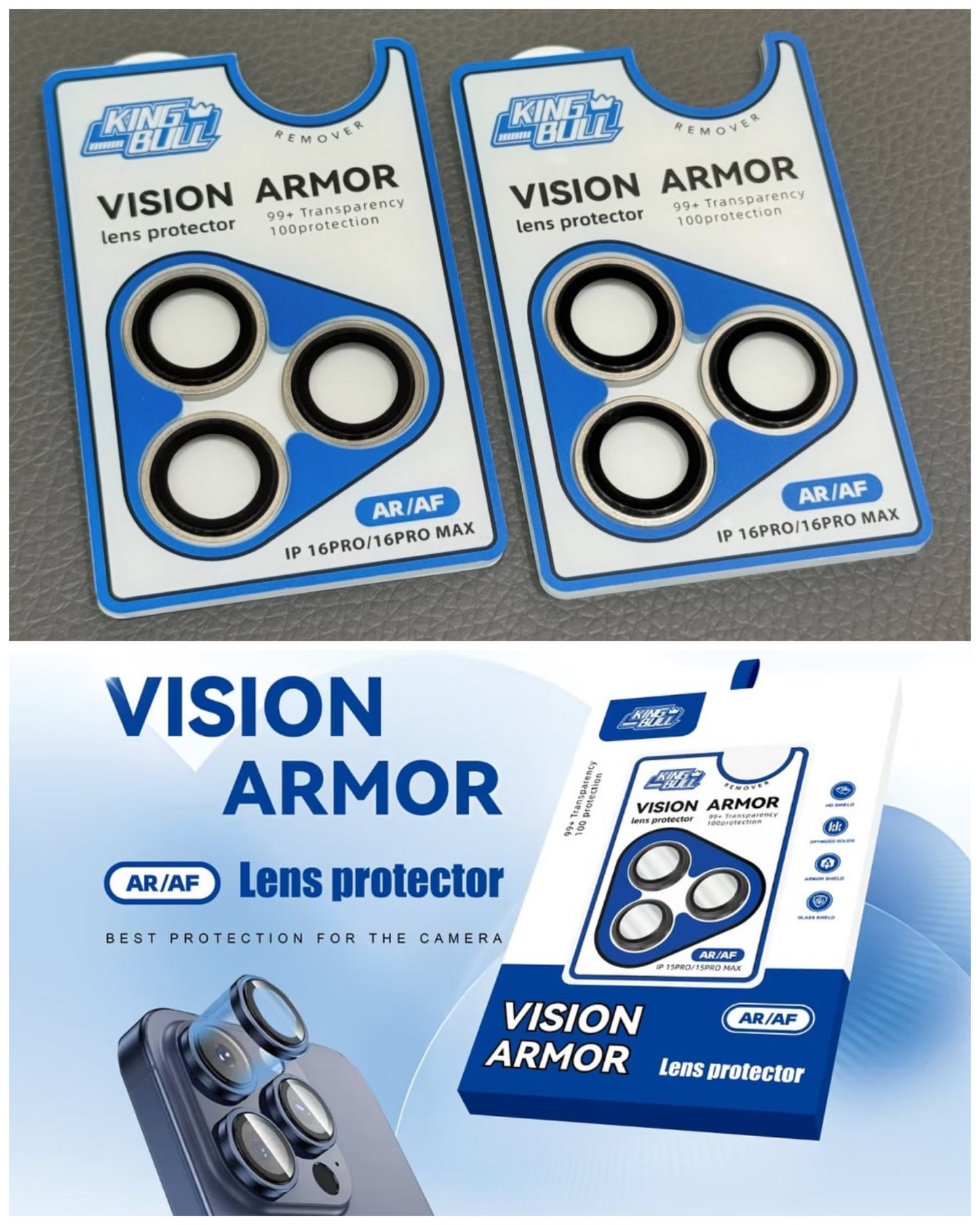 KingBull Vision Armor Sapphire Lens Rings