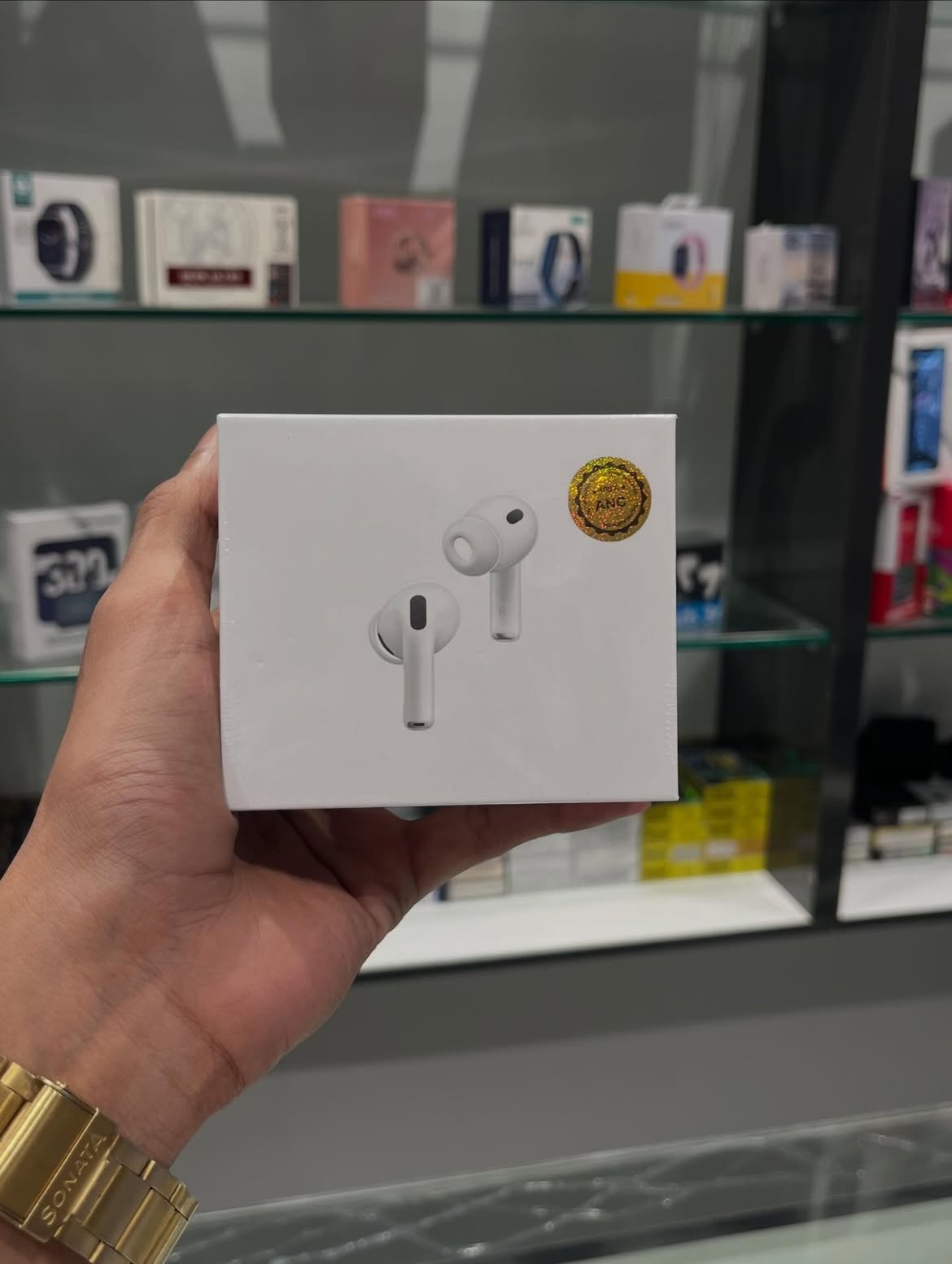 Apple AirPods Pro 3 ANC - Third Gen Platinum Copy With Active Noice Cancellation & Transparency Mode Working