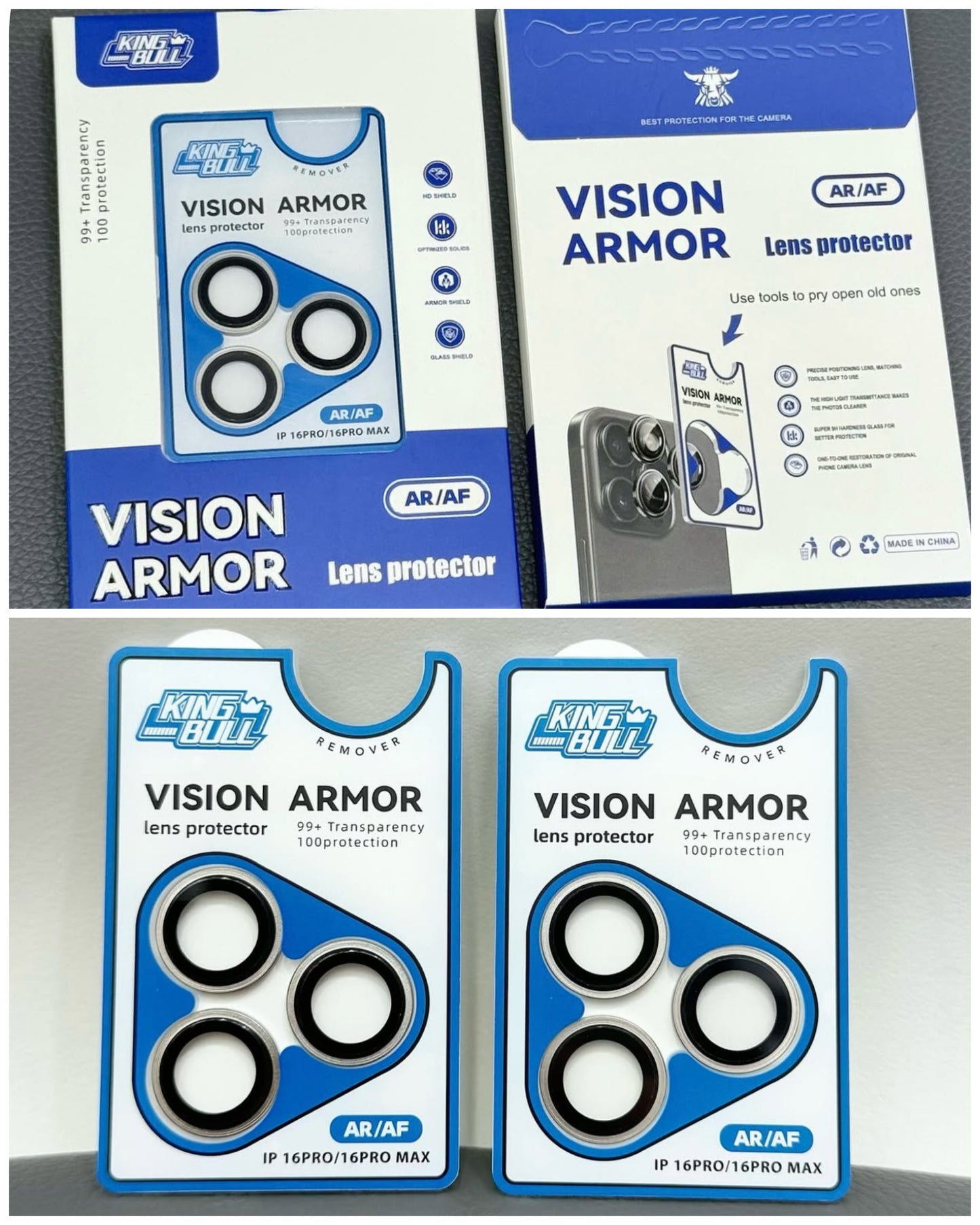 KingBull Vision Armor Sapphire Lens Rings
