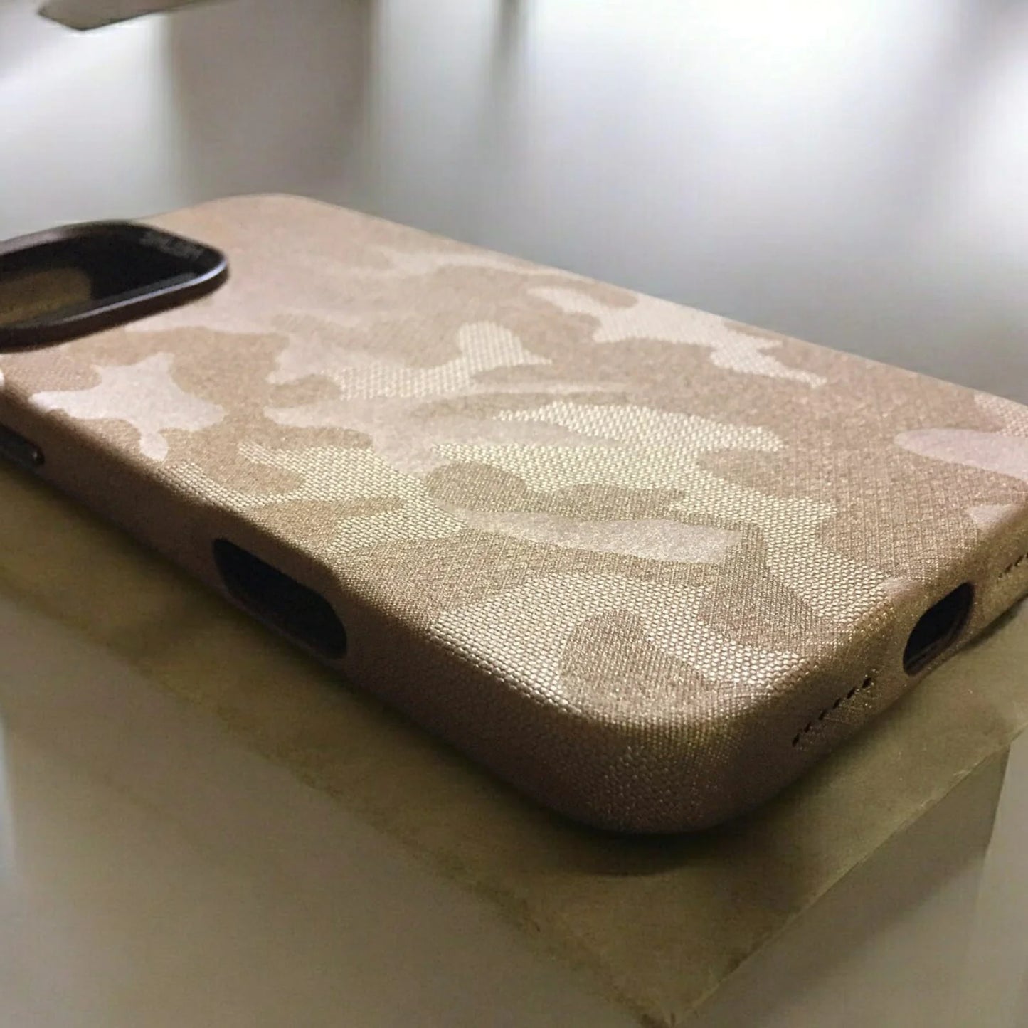 HENKS Camouflage Desert Genuine Leather 16 Pro Max