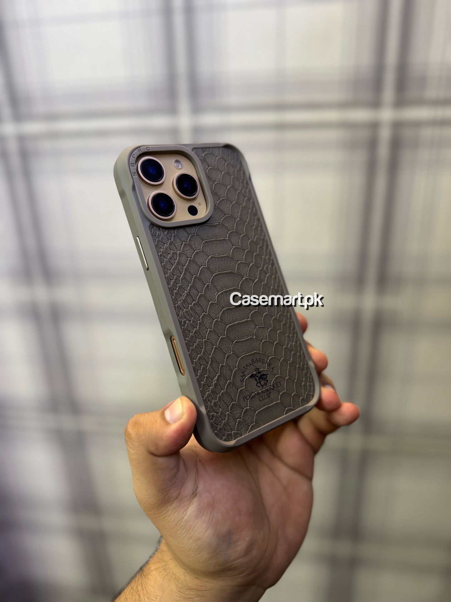 Polo knight case in genuine leather for apple iPhone 16 pro max