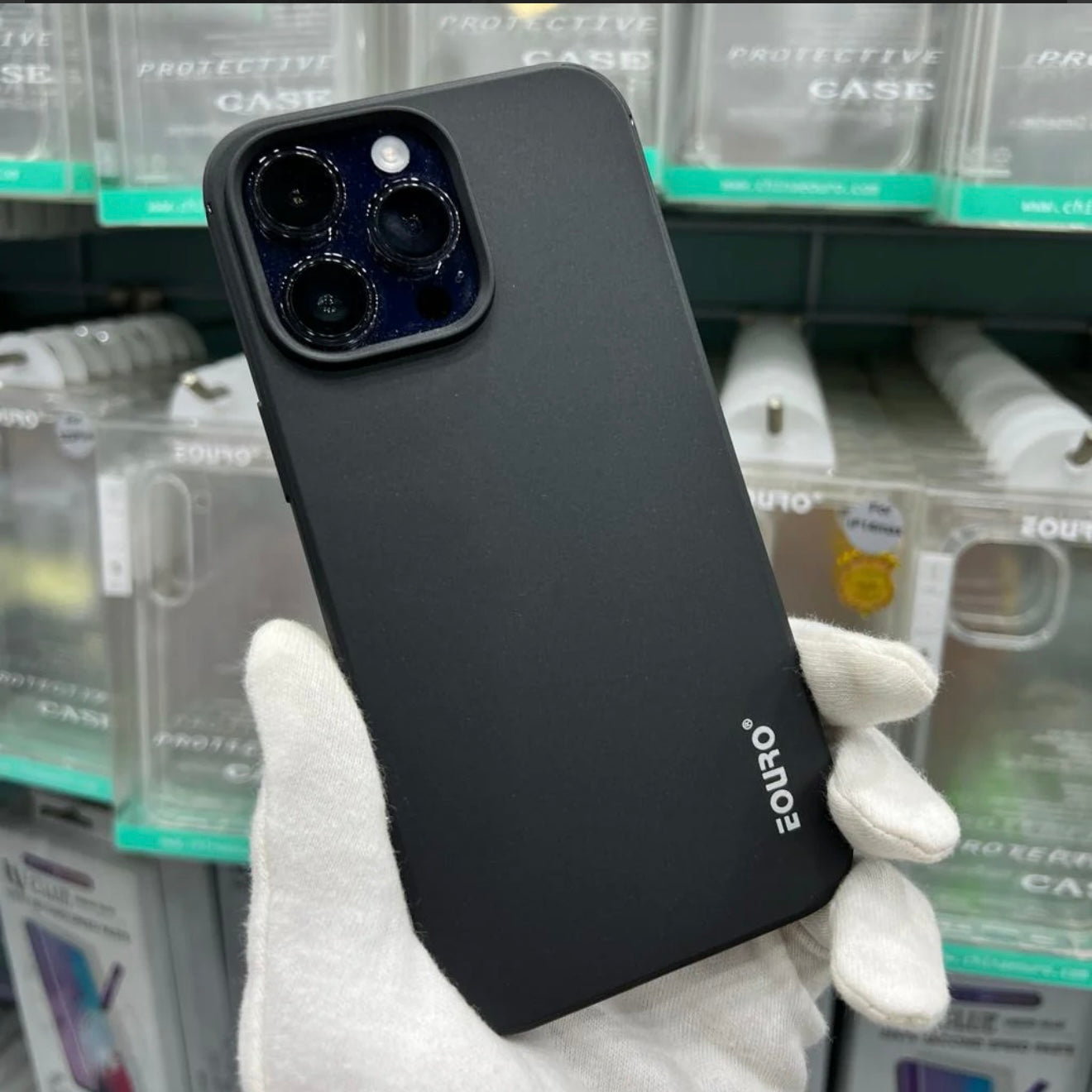 Eouro Black Anti Drop Sleek Protective Case