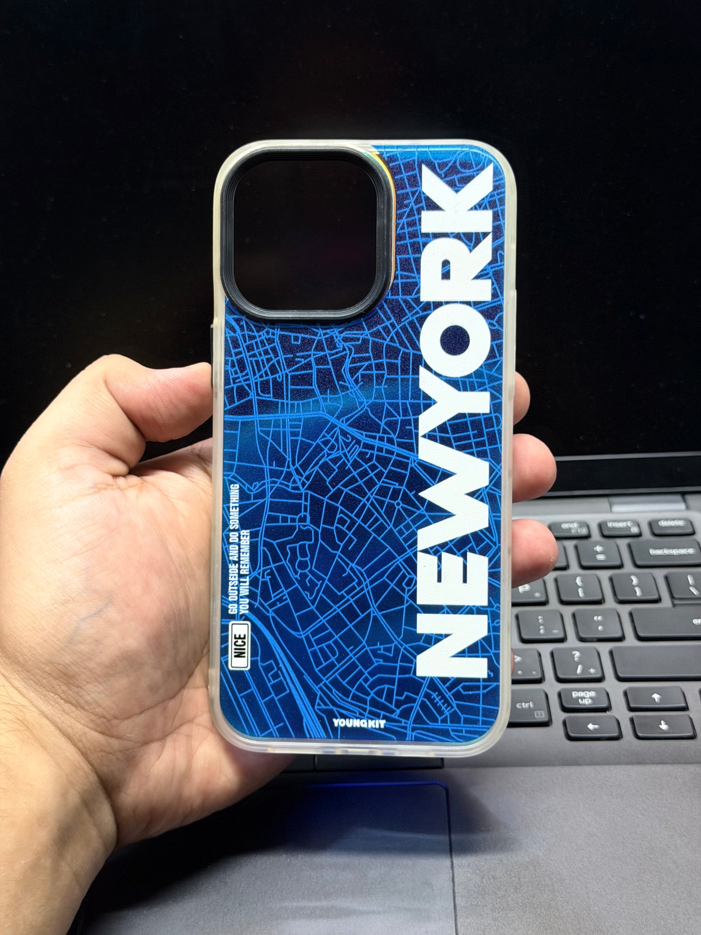 NEWYORK Map Color-Changing Soft TPU Case