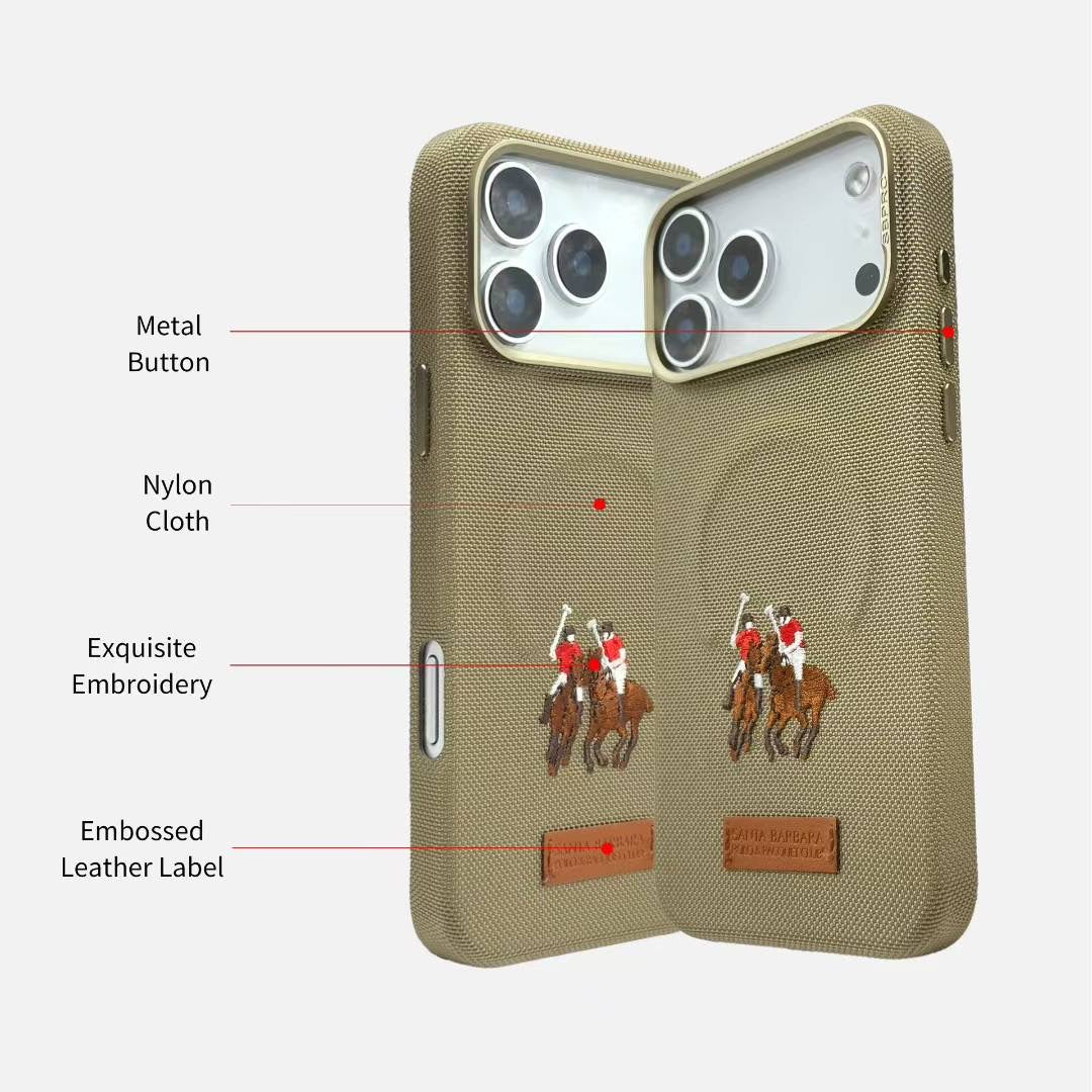 Santa Barbara Polo Raquet Club YOLANDA Series for iPhone 17 Pro Max (Brown)