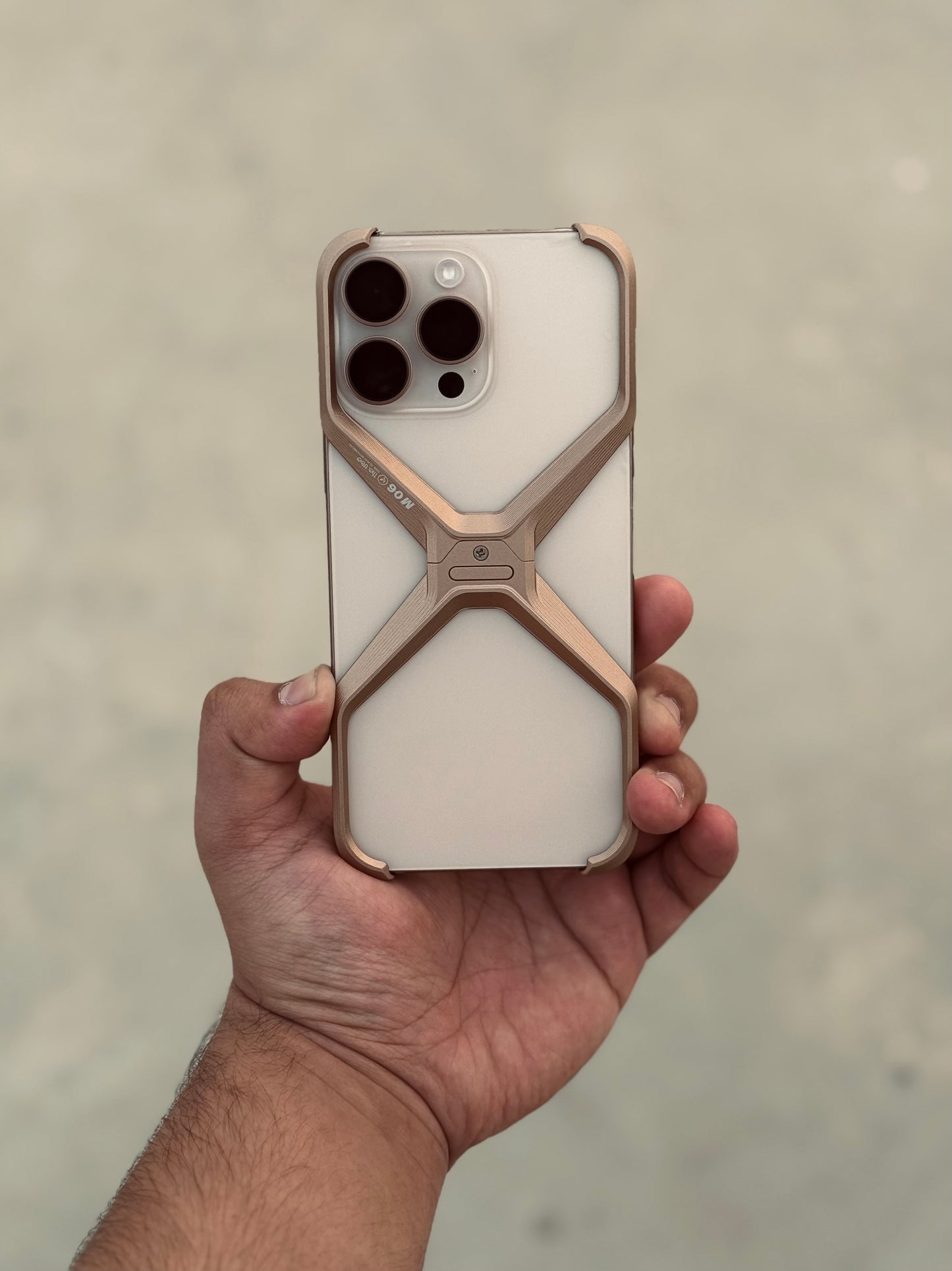 Metal Luxury Aluminum X Case in Desert 16 Pro Max