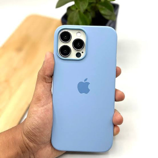 Apple Official Silicone Case Sierra Blue