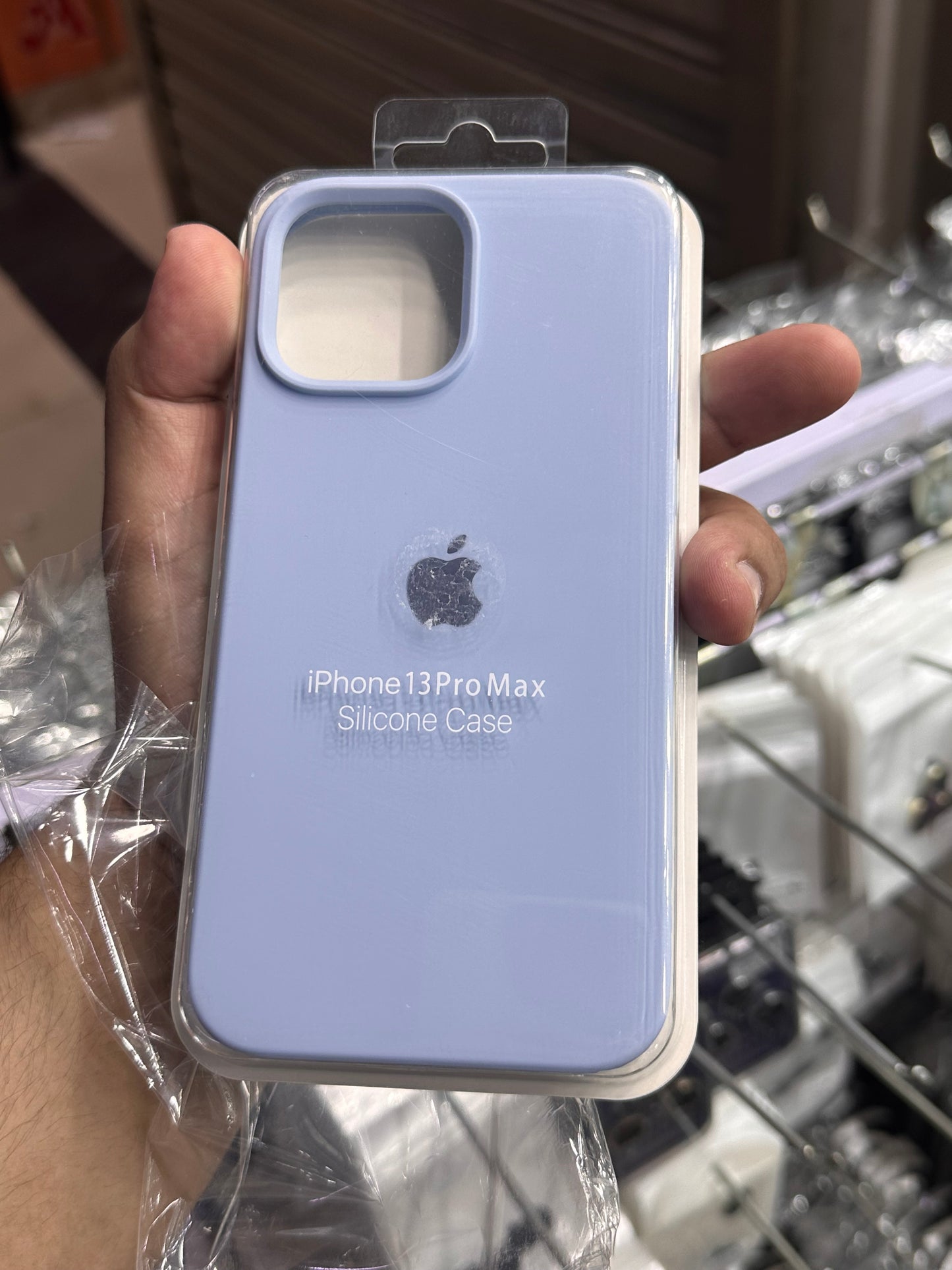 Apple Official Silicone Case Sierra Blue