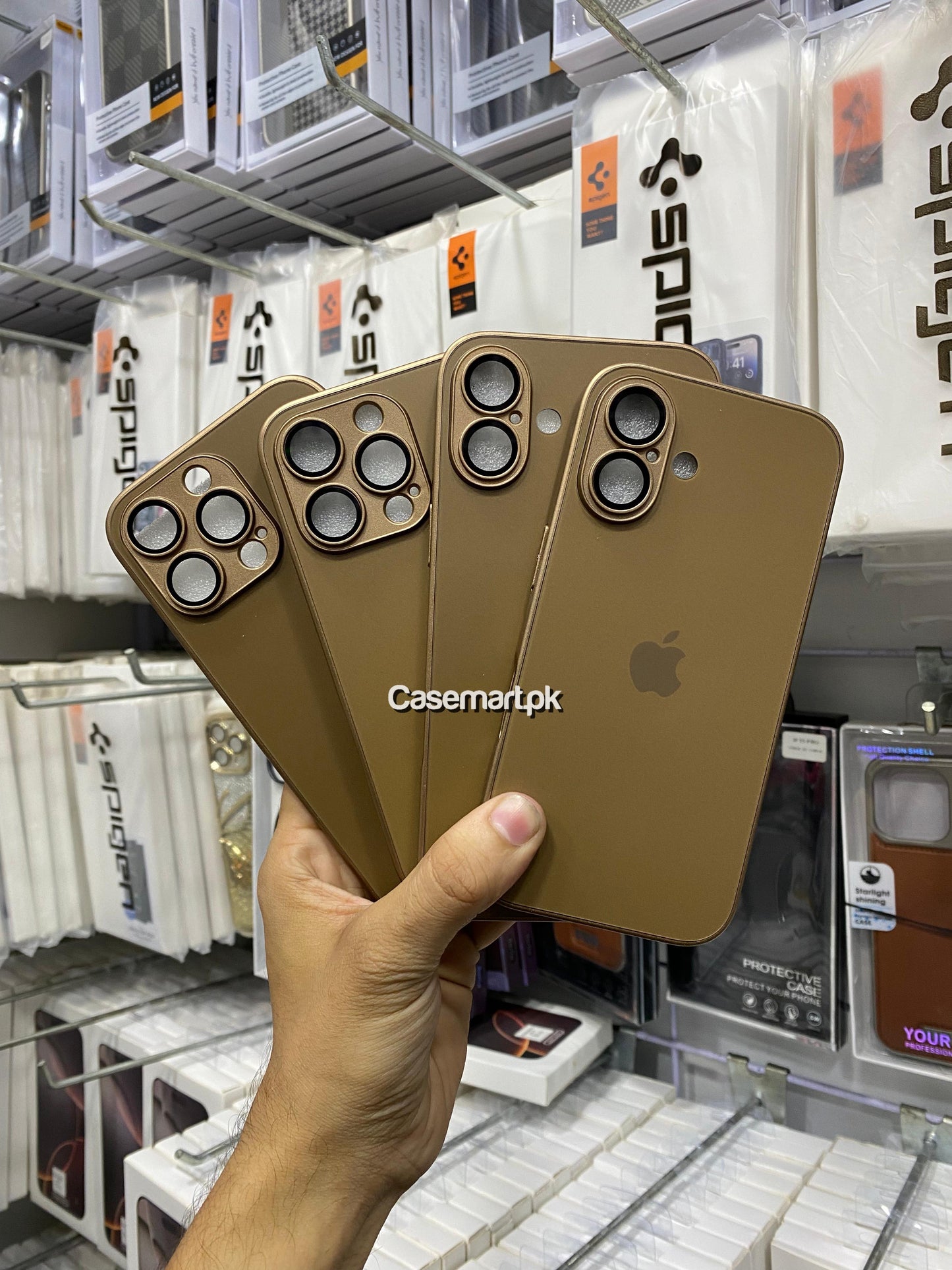 AG glass case desert titanium for apple iPhone