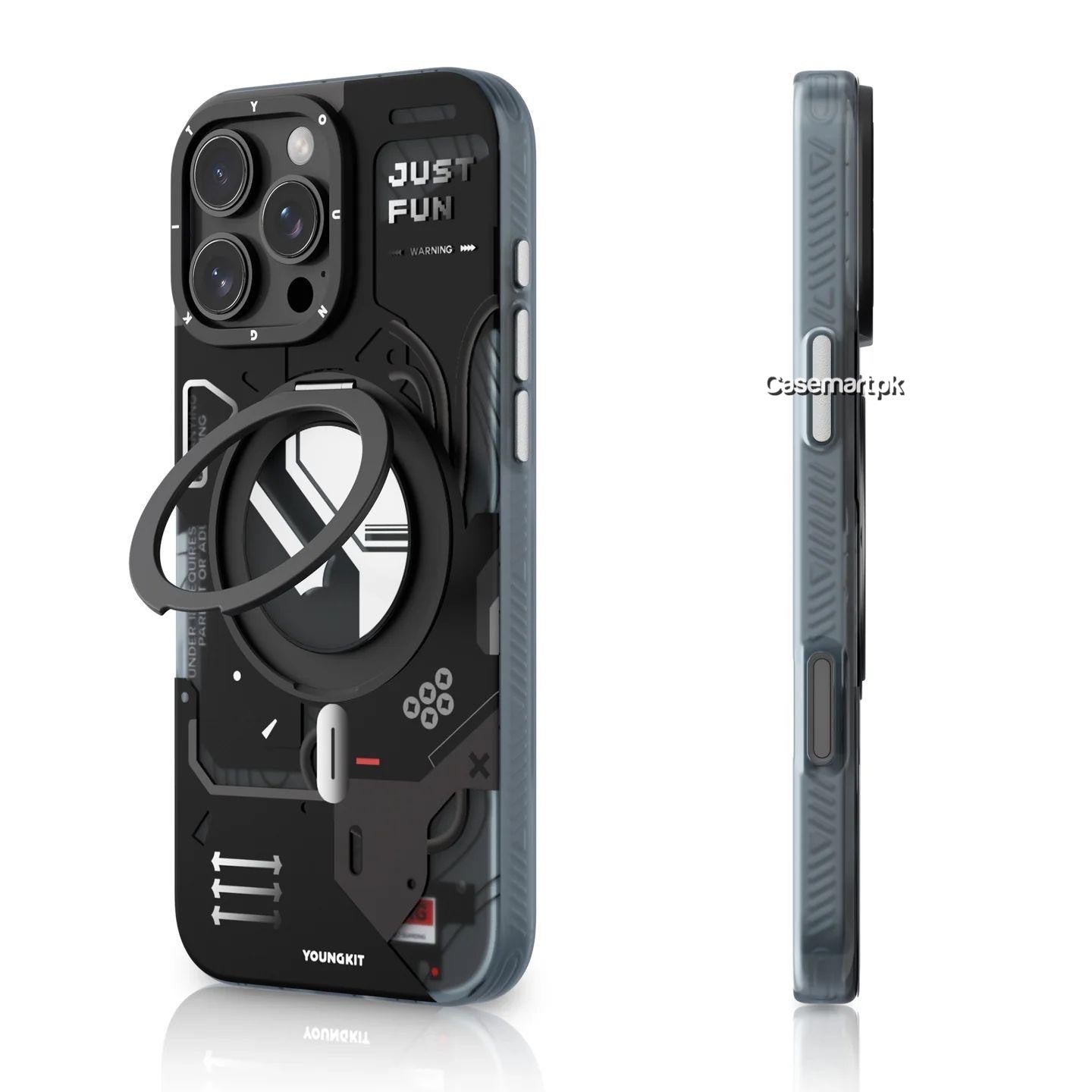 Original Youngkit cyberpunk case rotation ring stand