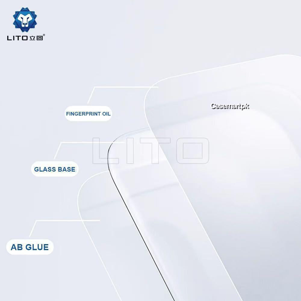 Original LITO Big Curved Bezel-Less Clear Full Transparent Glass