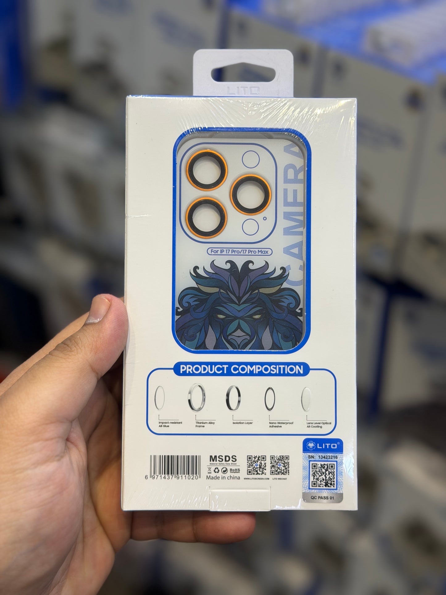 LITO Sapphire PVD Camera Lens Rings for 17 Series
