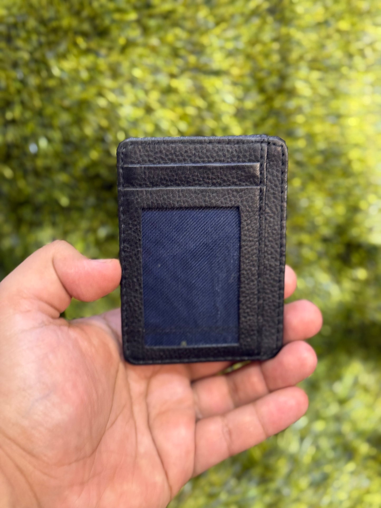 Mini Card Holder Wallet Black