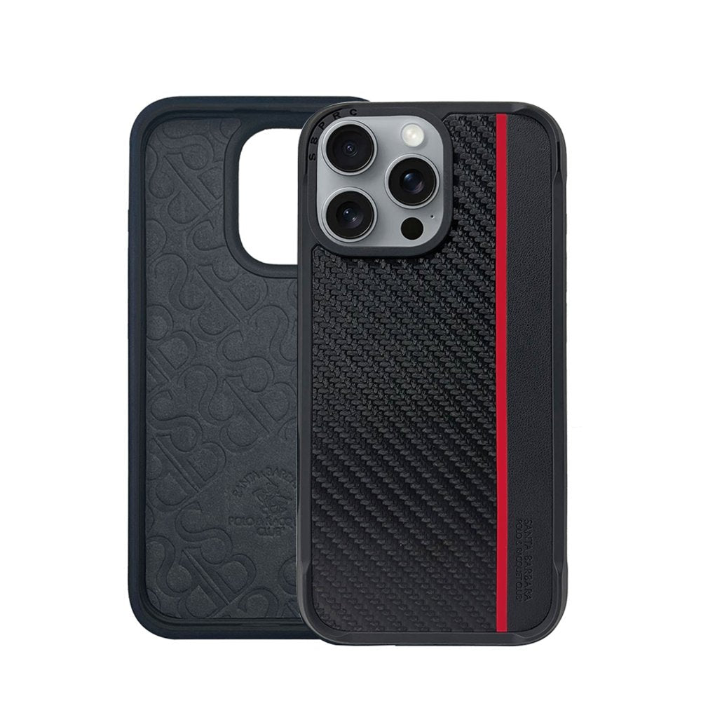 Polo Hazel Carbon Leather Case 16 Pro Max