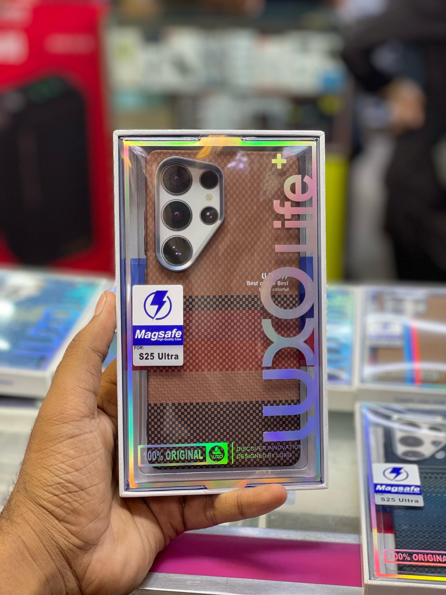 Gold Sunset Carbon Fibre Luxo MagSafe