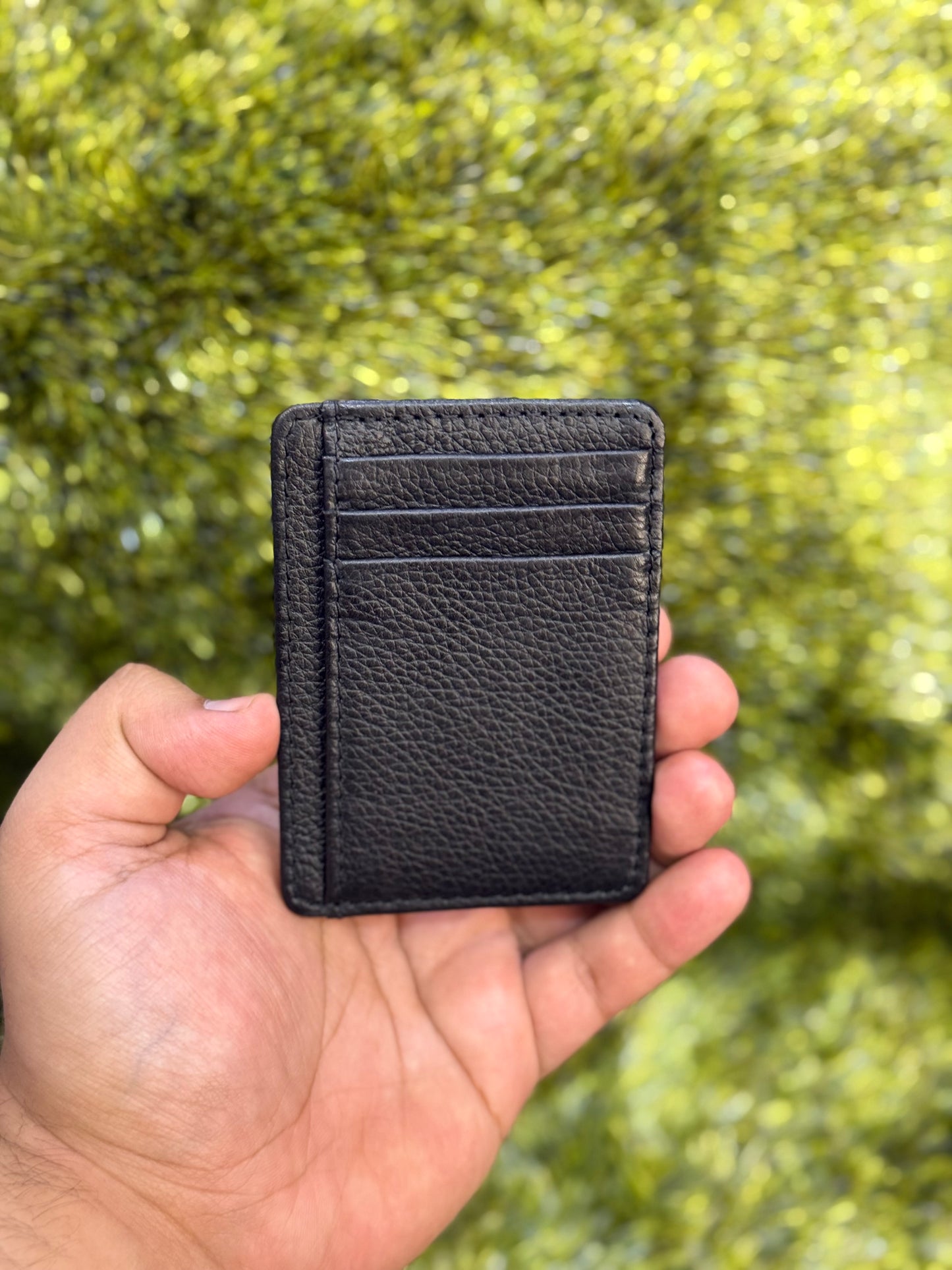 Mini Card Holder Wallet Black