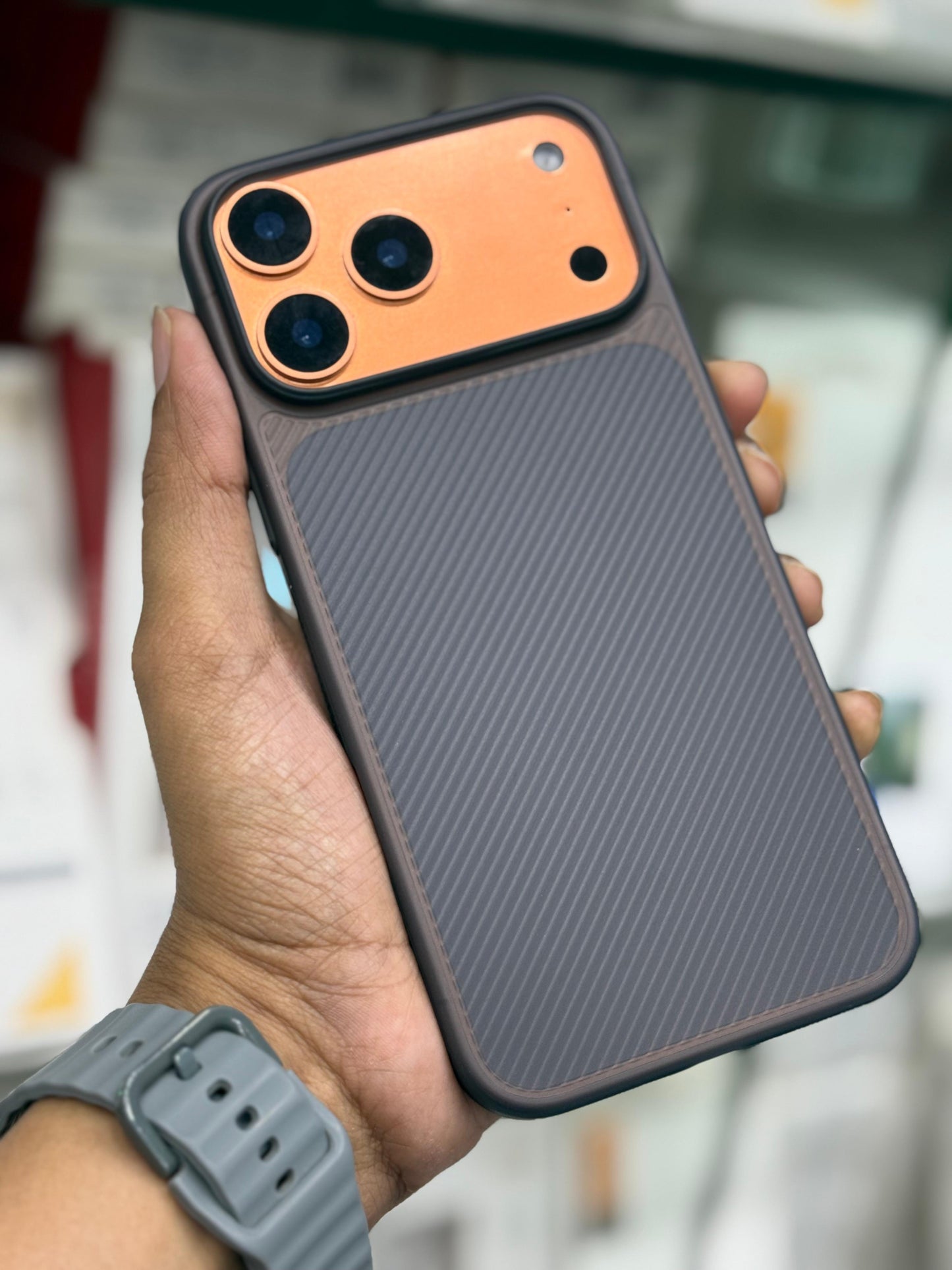 Deep Blue Carbon Paper Soft Ultra Thin Case