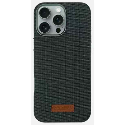 Polo Santa Barbara Leonard case leather+fabric for Apple iPhone 16 pro and 16 pro max