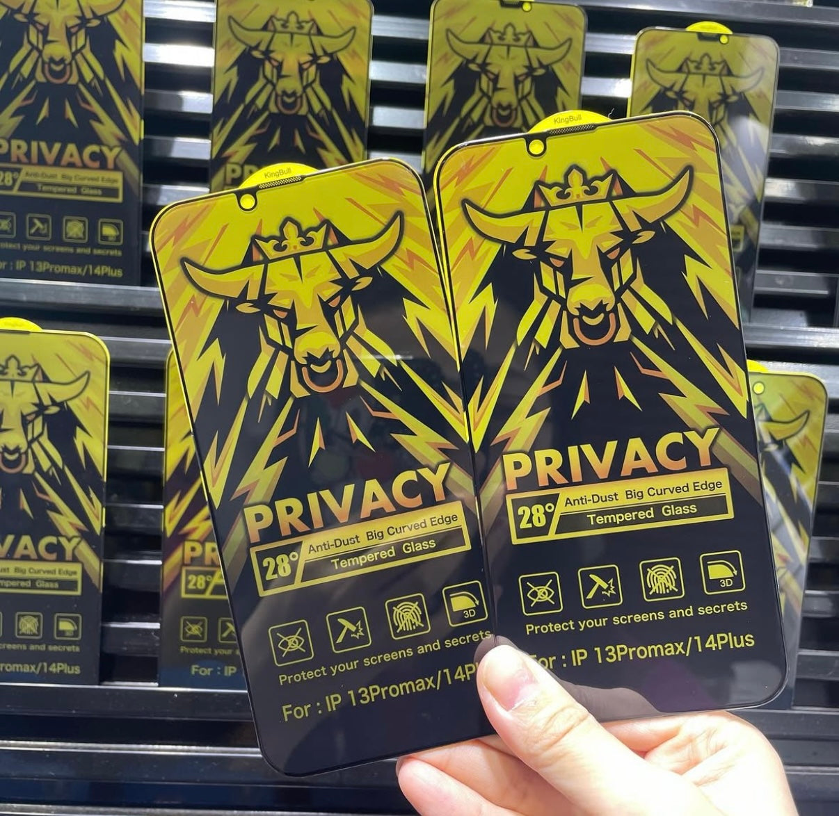 King Bull Original Privacy Glass Protector