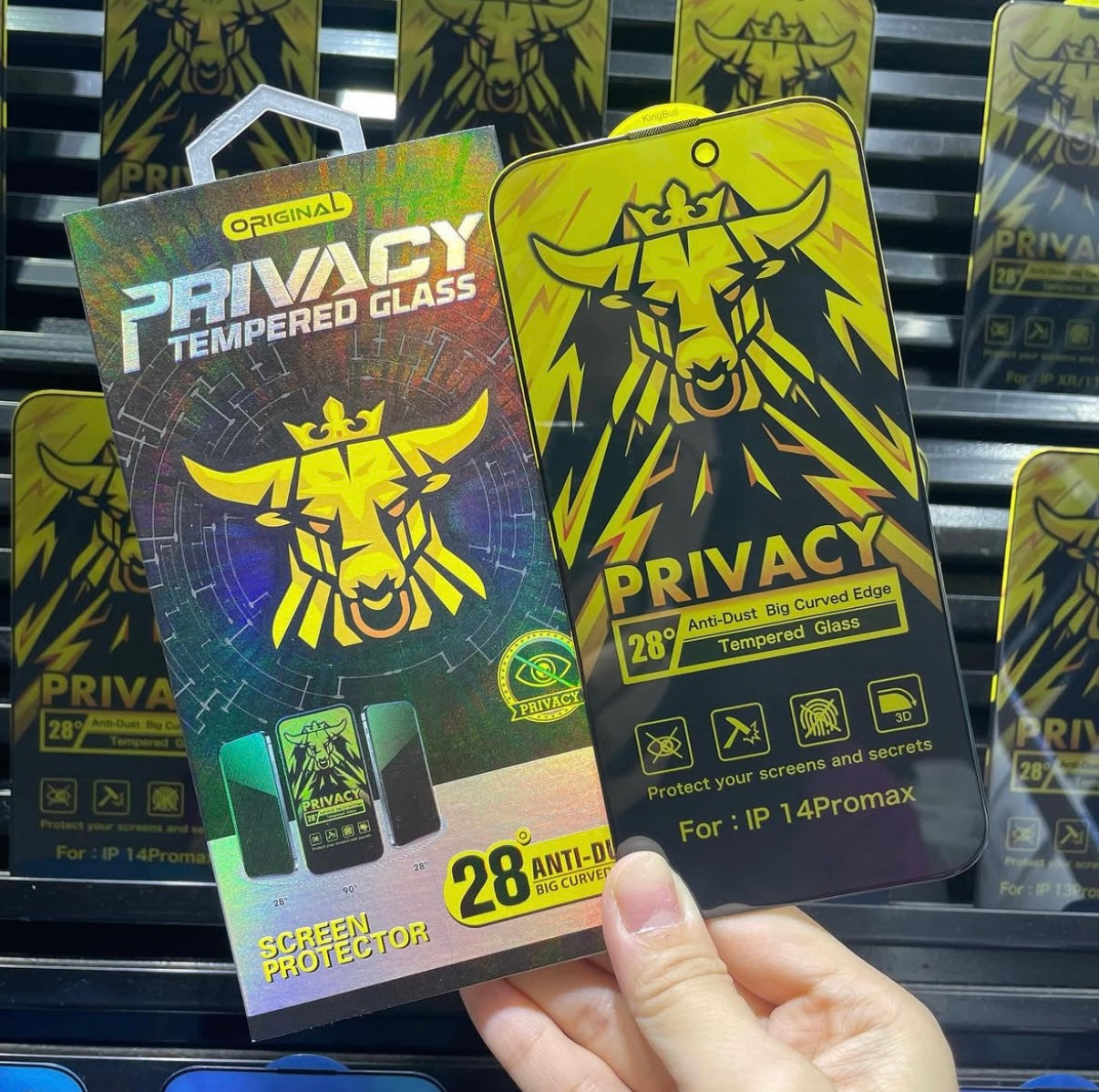 King Bull Original Privacy Glass Protector