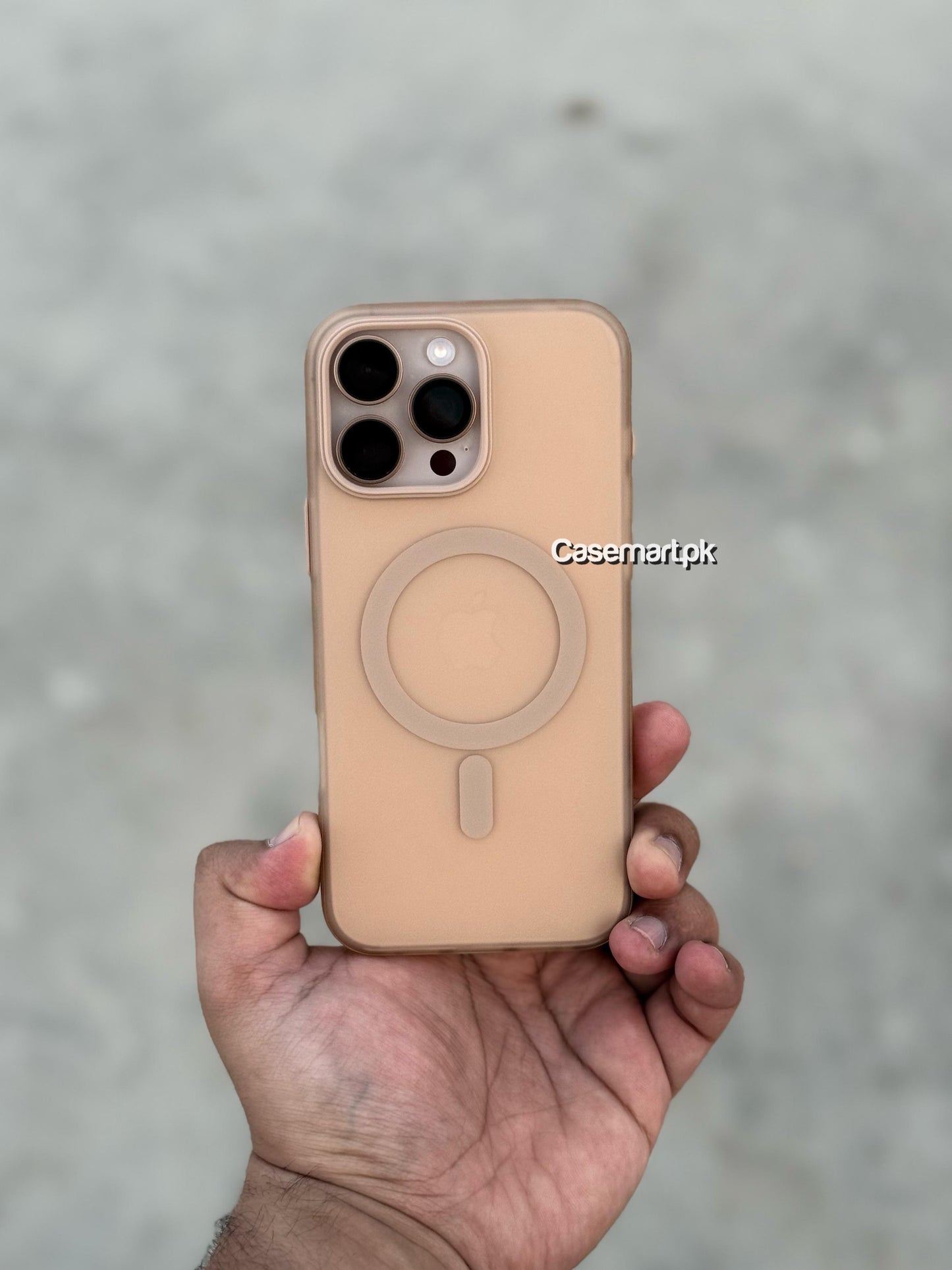 Dfans matte magsafe case desert titanium for iphone 16 pro max