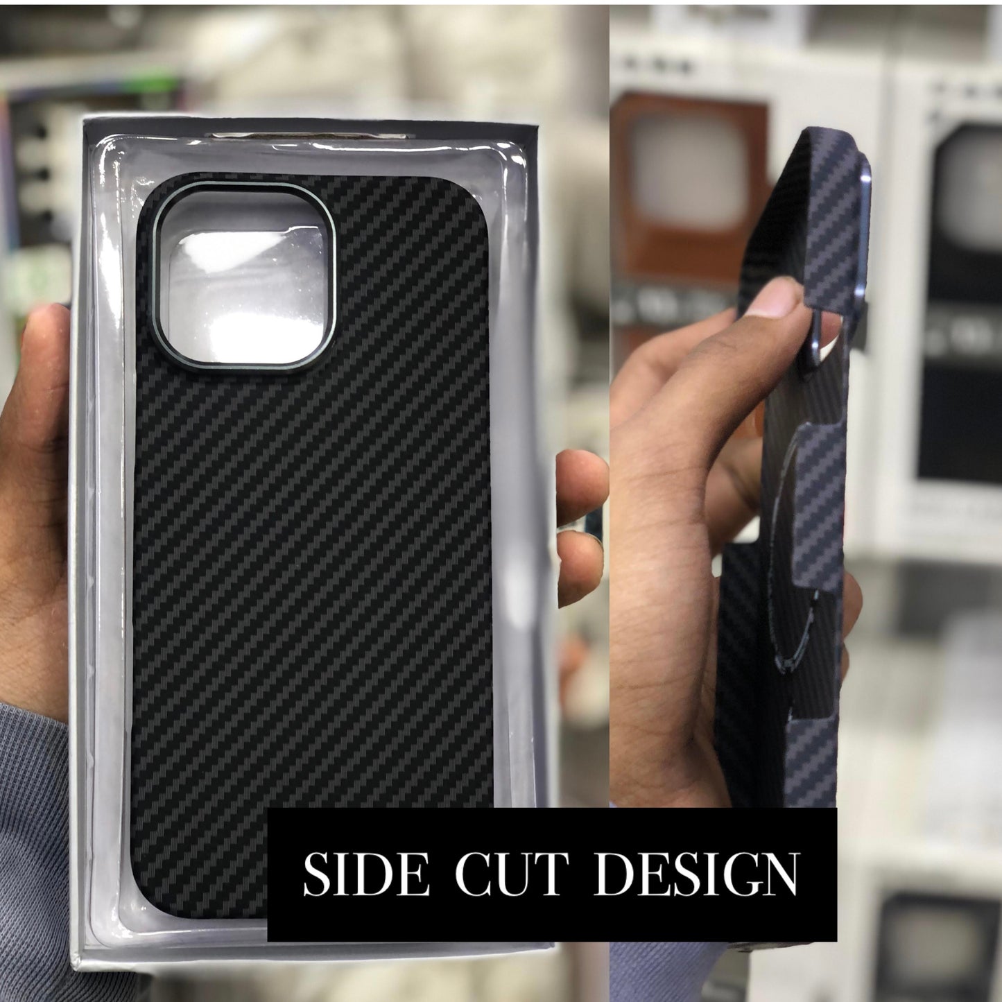 BLACK WAVE CARBON FIBRE KEVLAR CASE