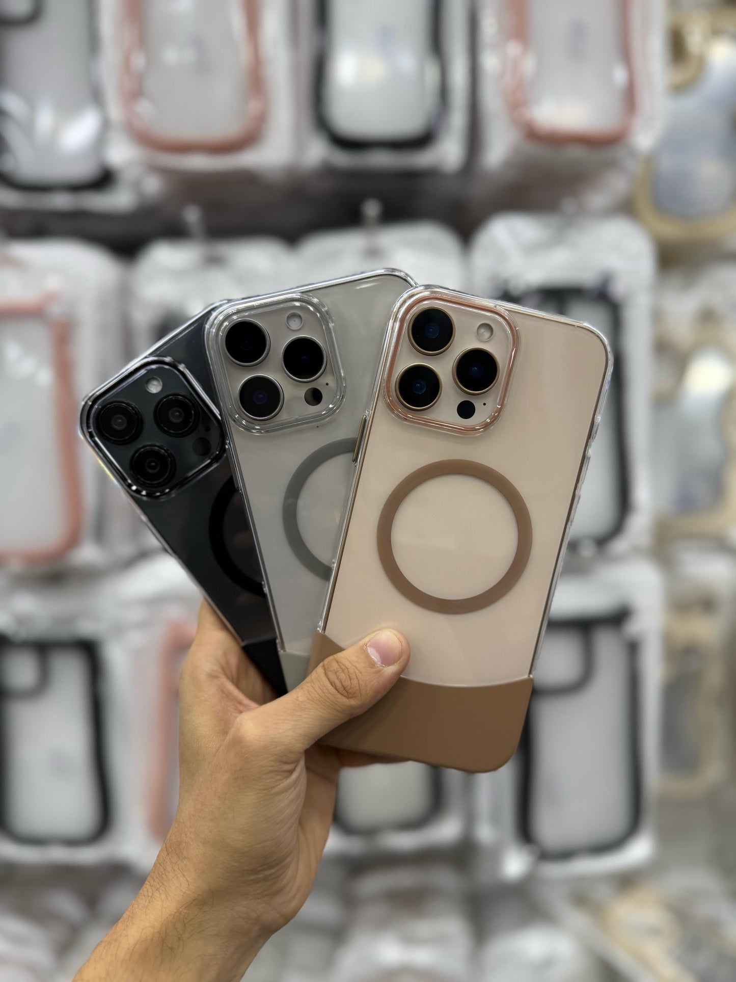 Clear magsafe two piece case