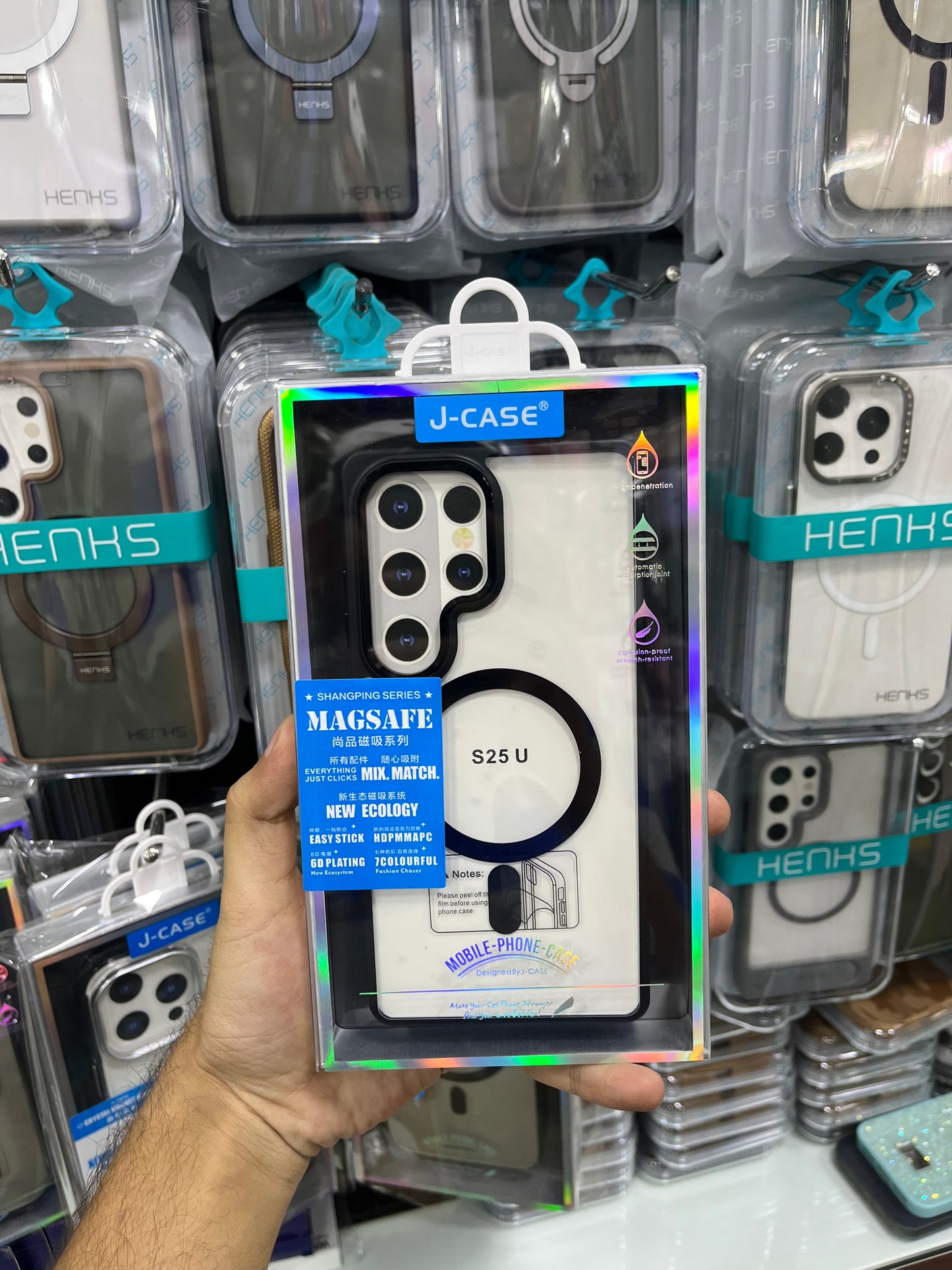 J case border MagSafe case for Samsung s25 ultra
