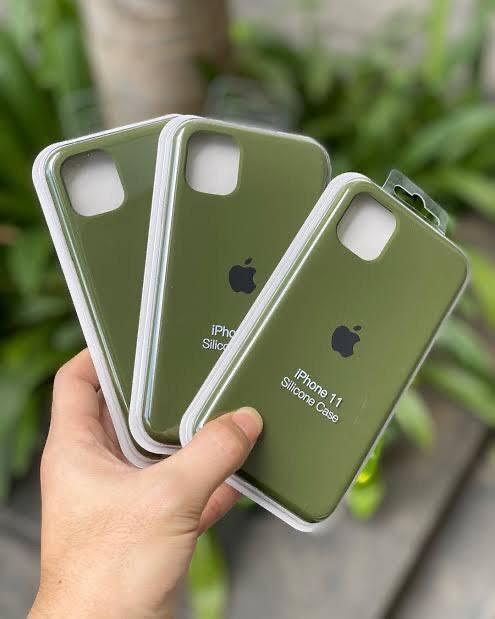 Apple Official Silicone Case Army Green