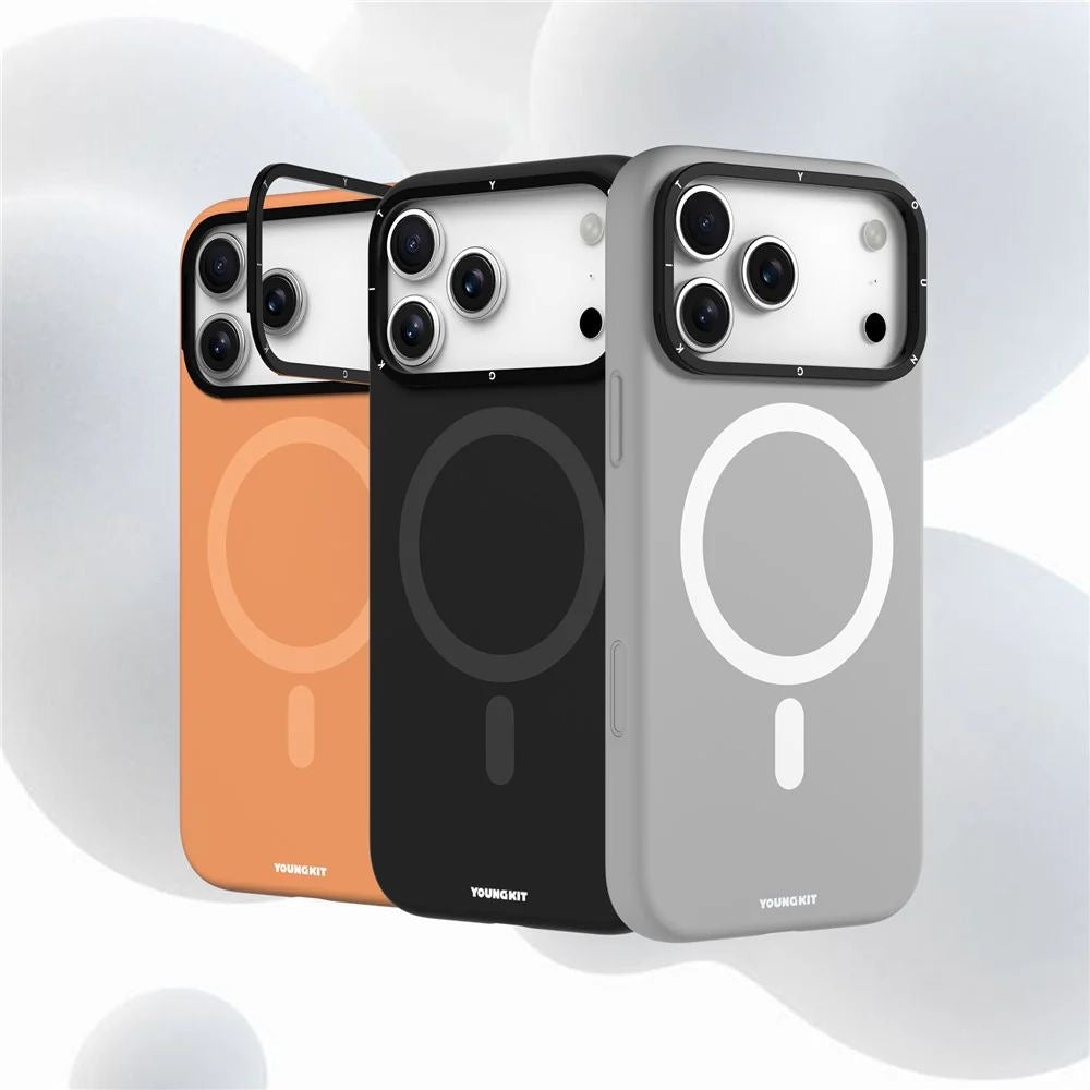 YoungKit Soft Silicon Camera Stand Stand For iphone 17 series